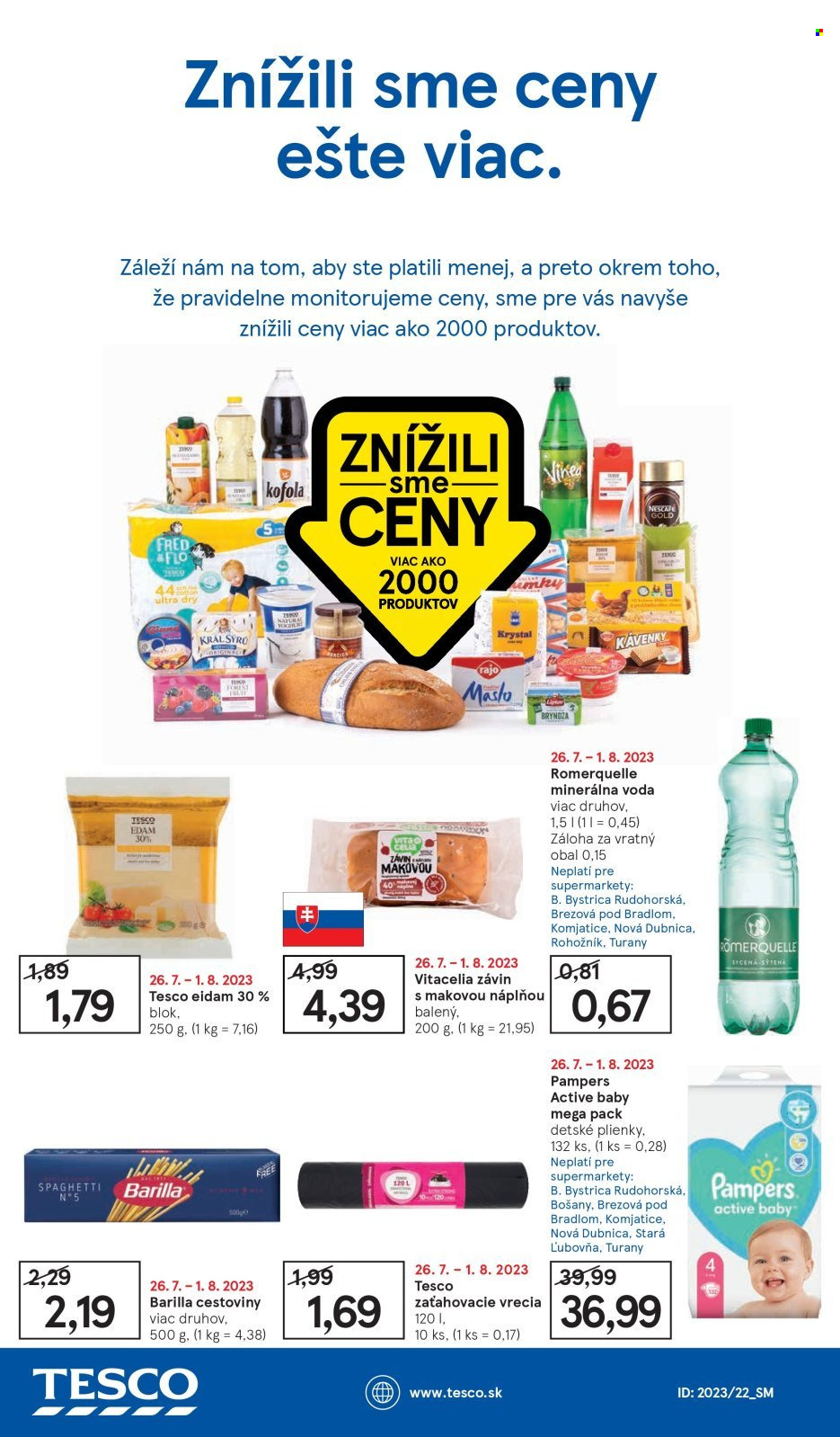 Leták TESCO supermarket - 26.7.2023 - 1.8.2023. Strana 15