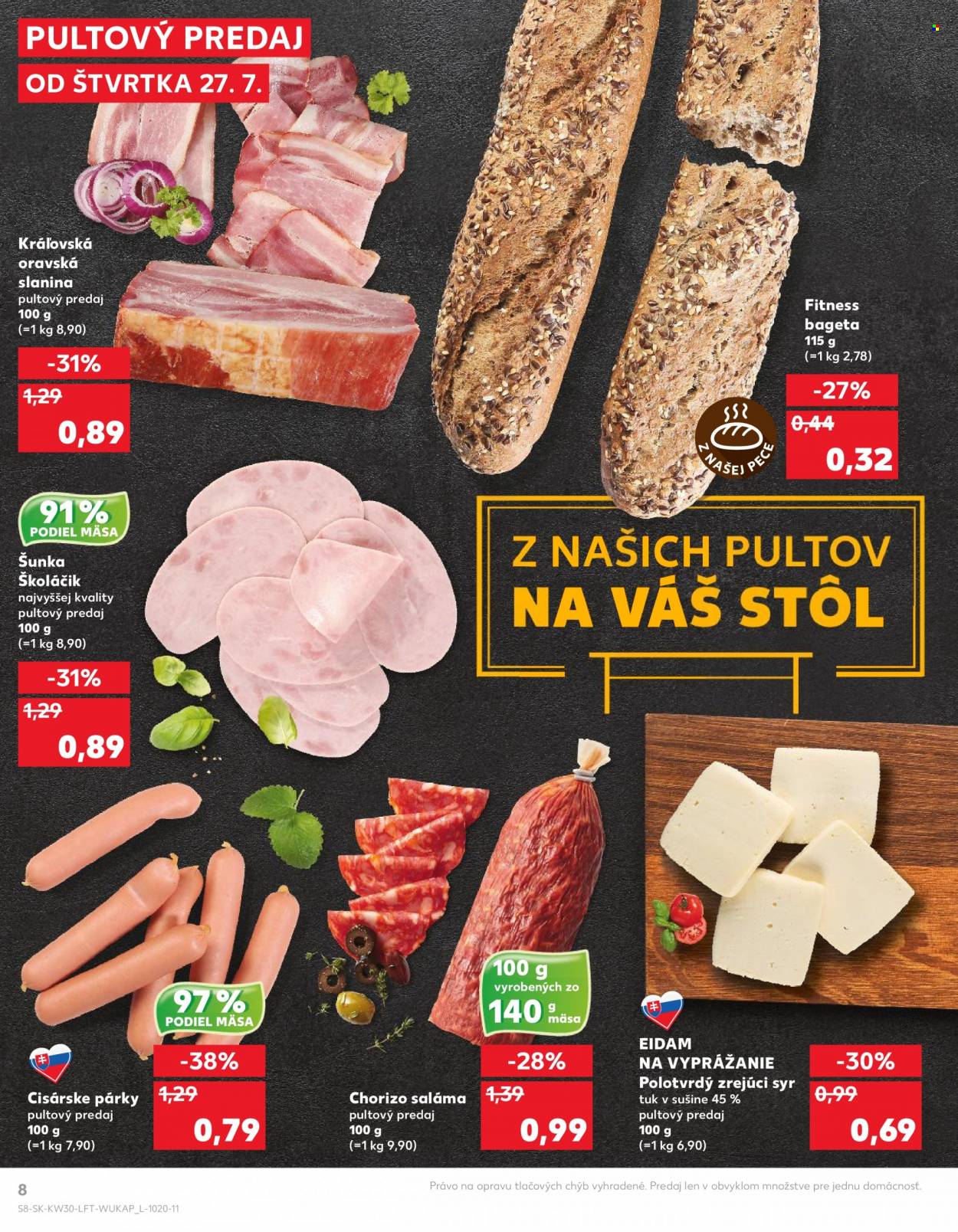 Leták Kaufland - 27.7.2023 - 2.8.2023. Strana 8