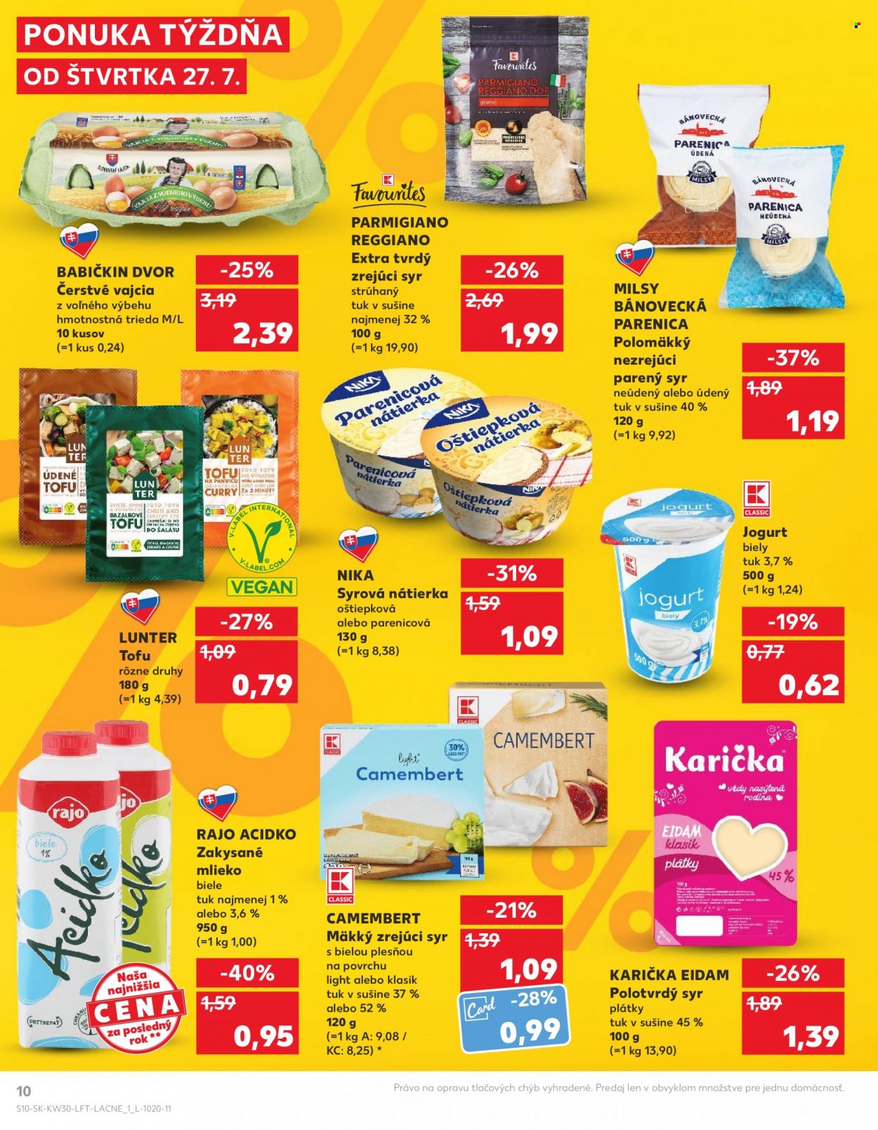 Leták Kaufland - 27.7.2023 - 2.8.2023. Strana 10