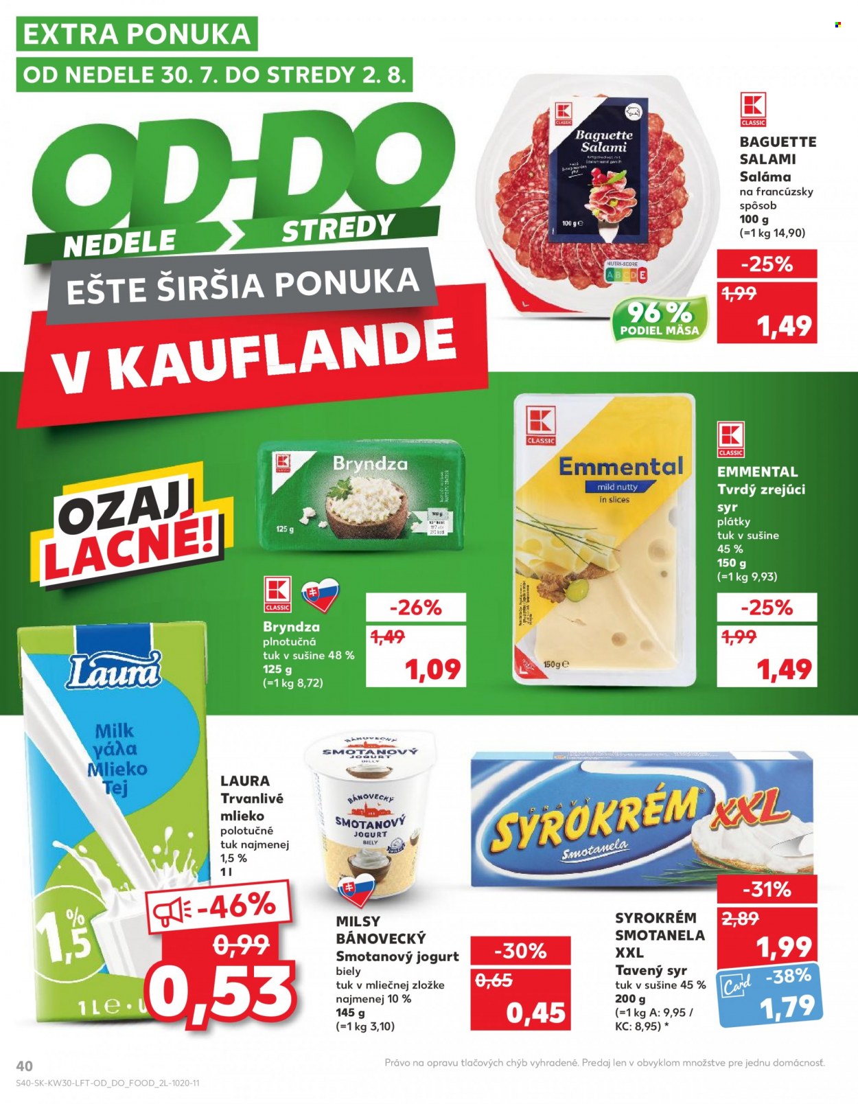 Leták Kaufland - 27.7.2023 - 2.8.2023. Strana 40