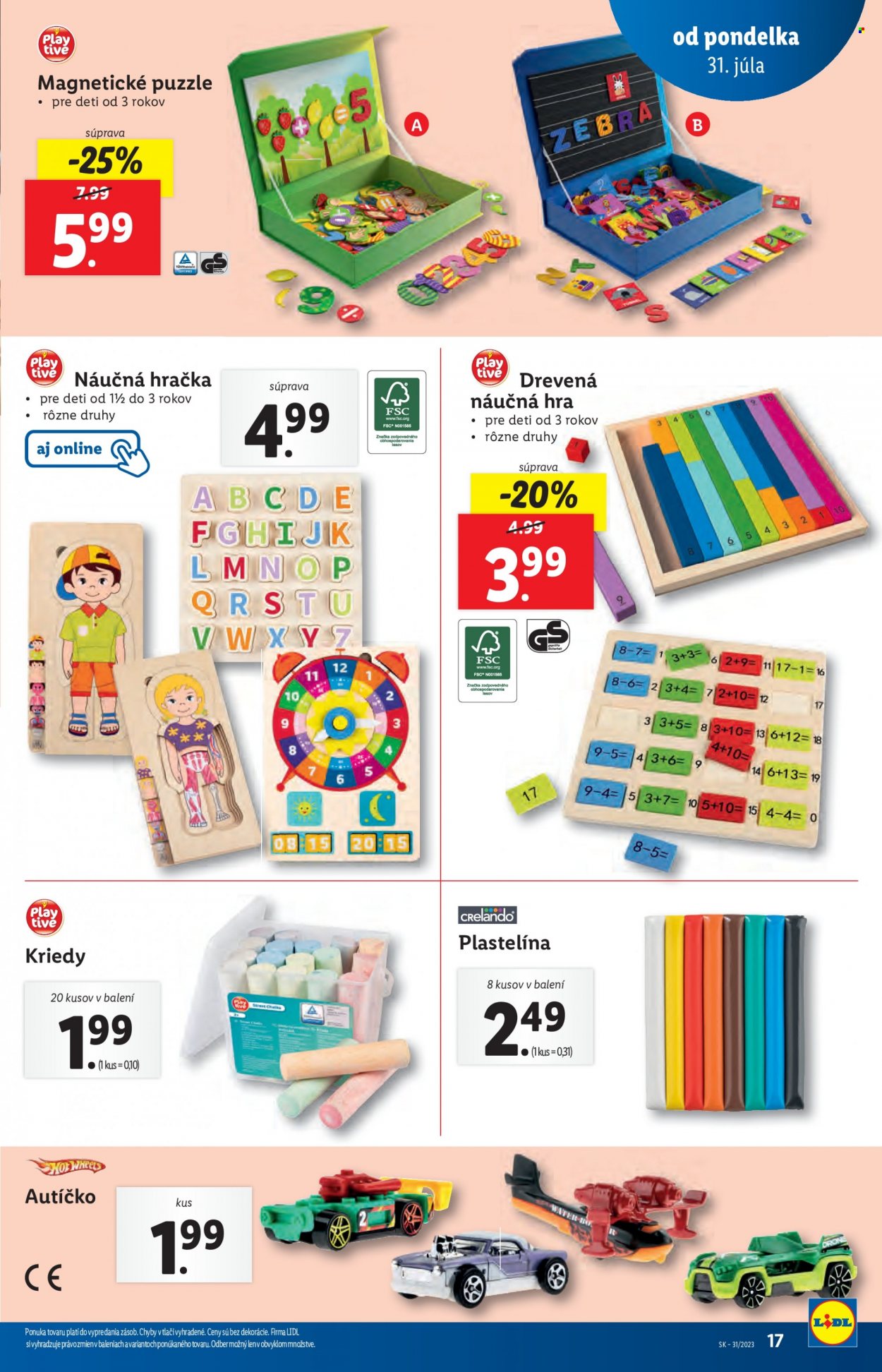 Leták Lidl - 31.7.2023 - 6.8.2023. Strana 17