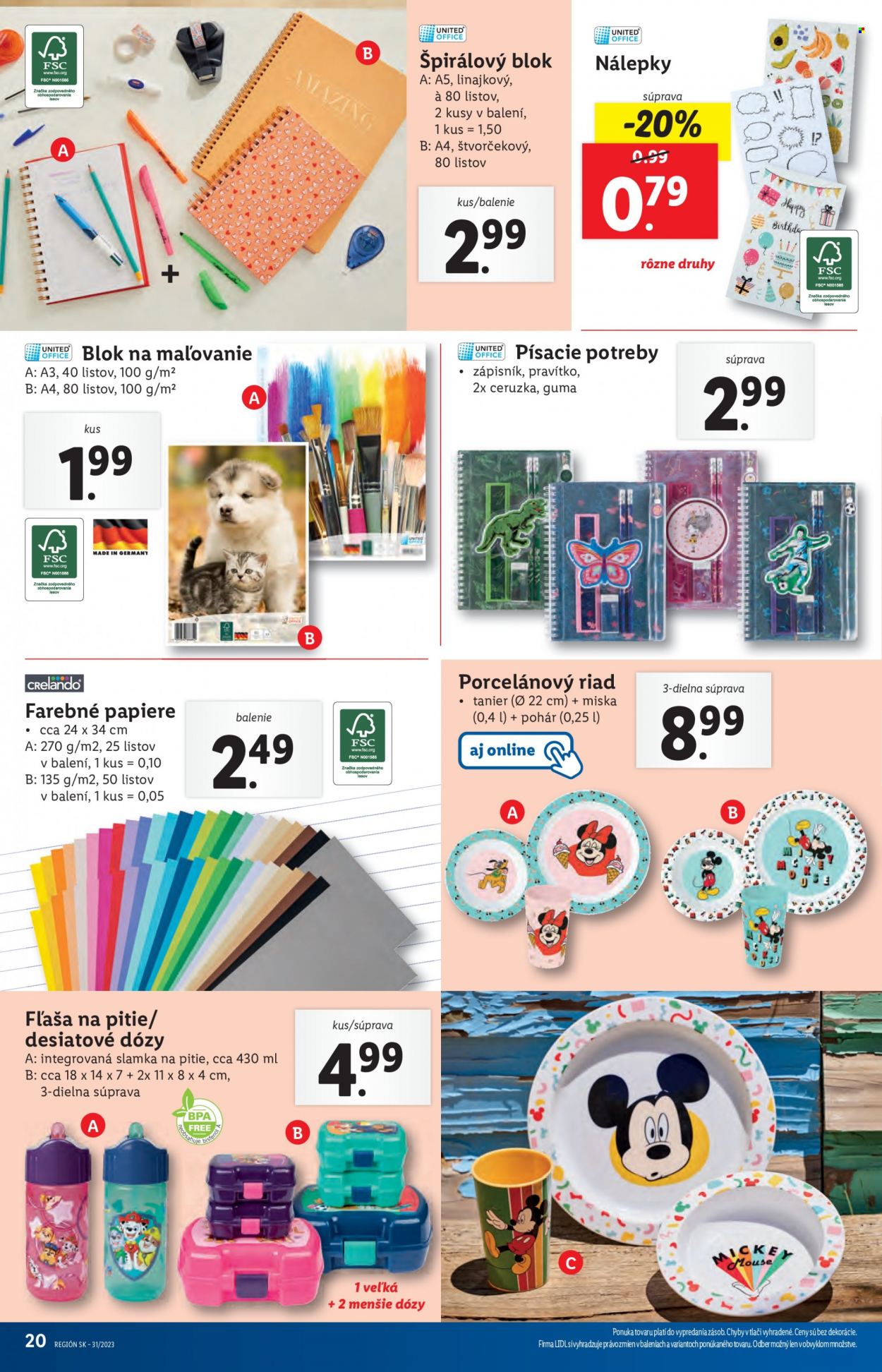 Leták Lidl - 31.7.2023 - 6.8.2023. Strana 20
