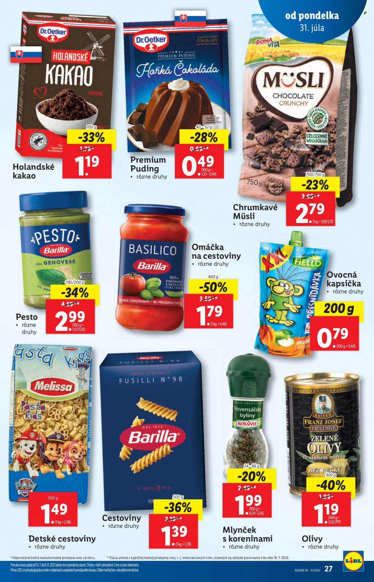 Leták Lidl - 31.7.2023 - 6.8.2023. Strana 27