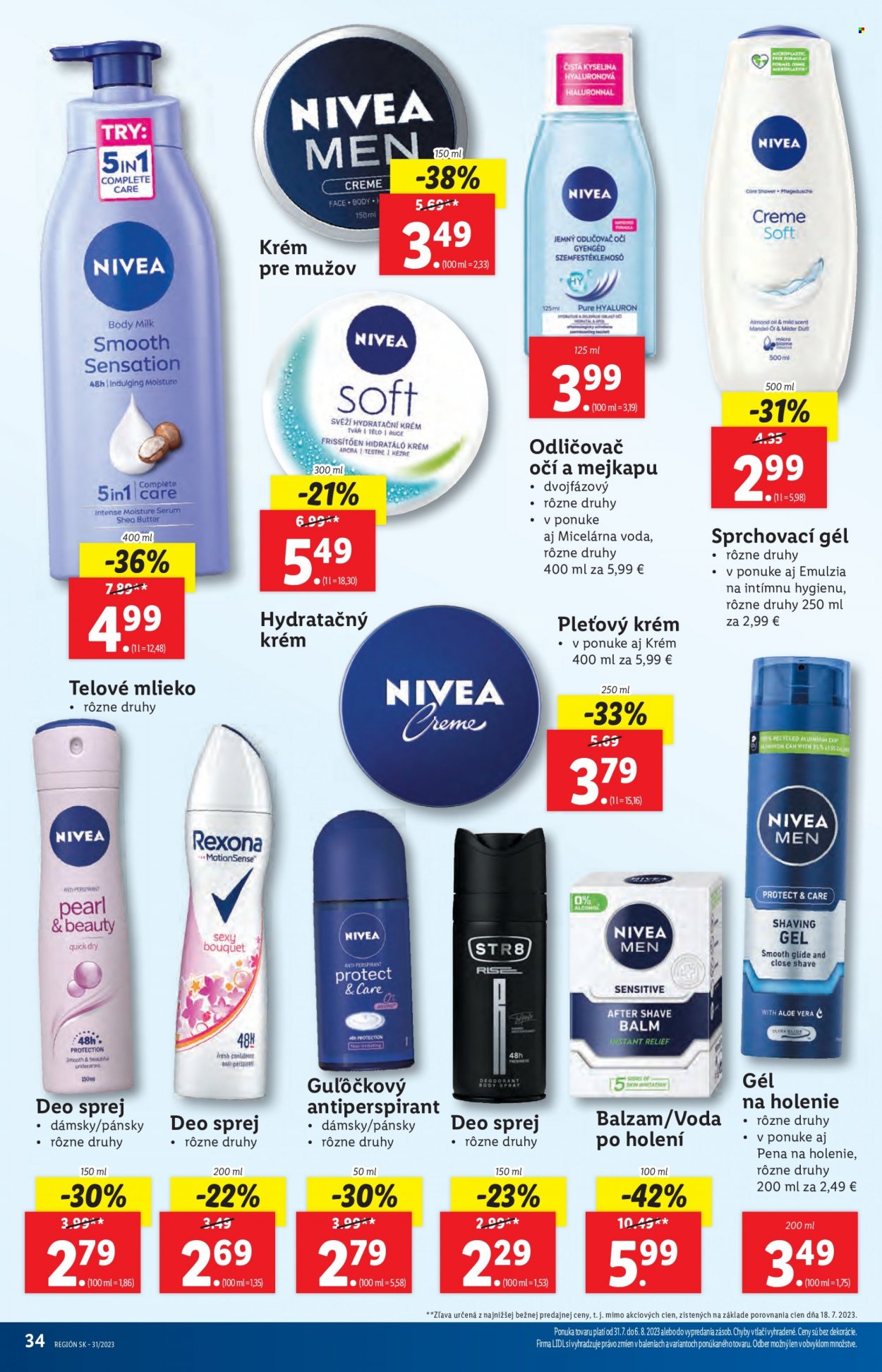 Leták Lidl - 31.7.2023 - 6.8.2023. Strana 34
