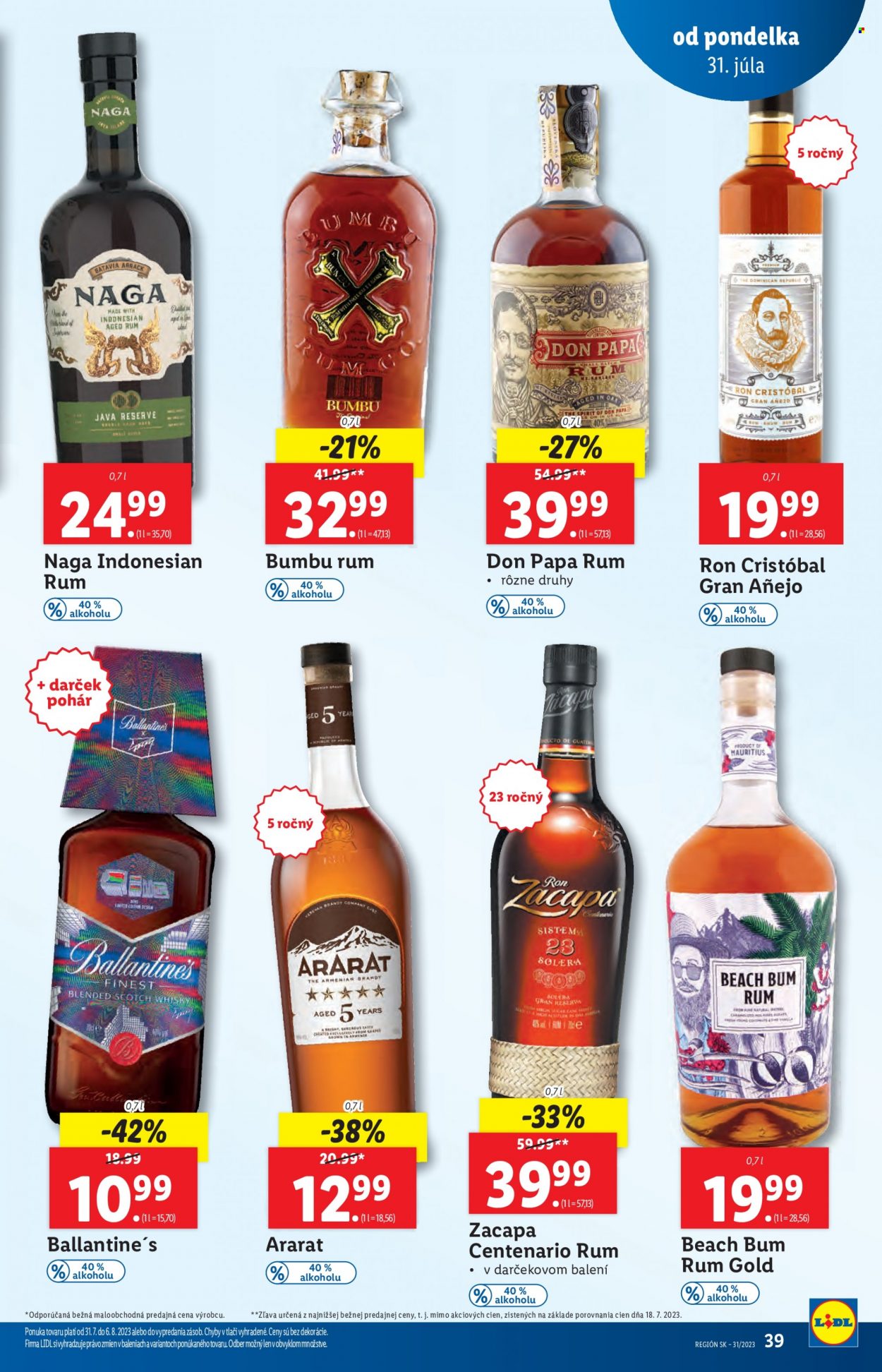 Leták Lidl - 31.7.2023 - 6.8.2023. Strana 39