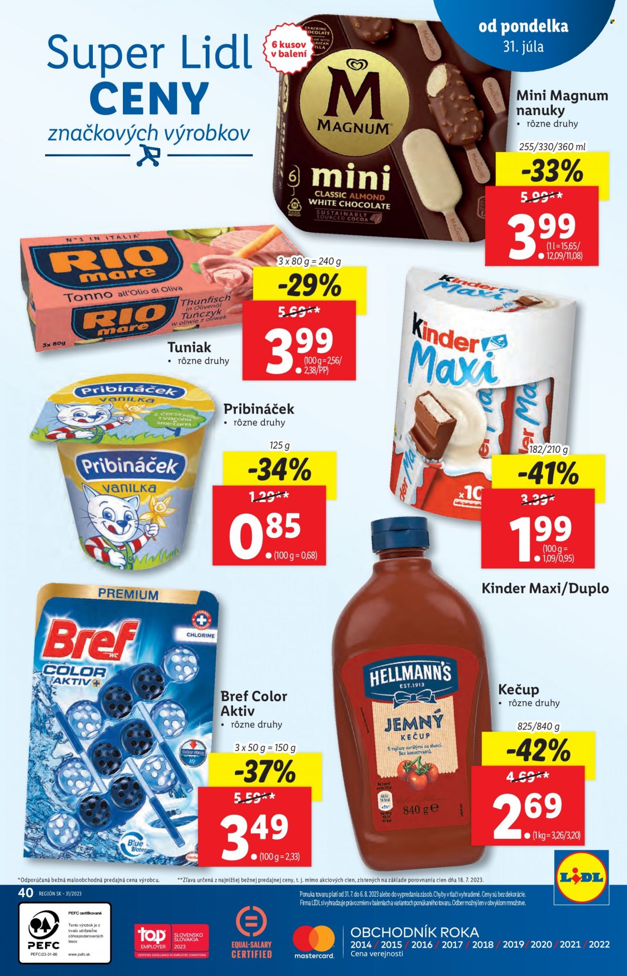 Leták Lidl - 31.7.2023 - 6.8.2023. Strana 40
