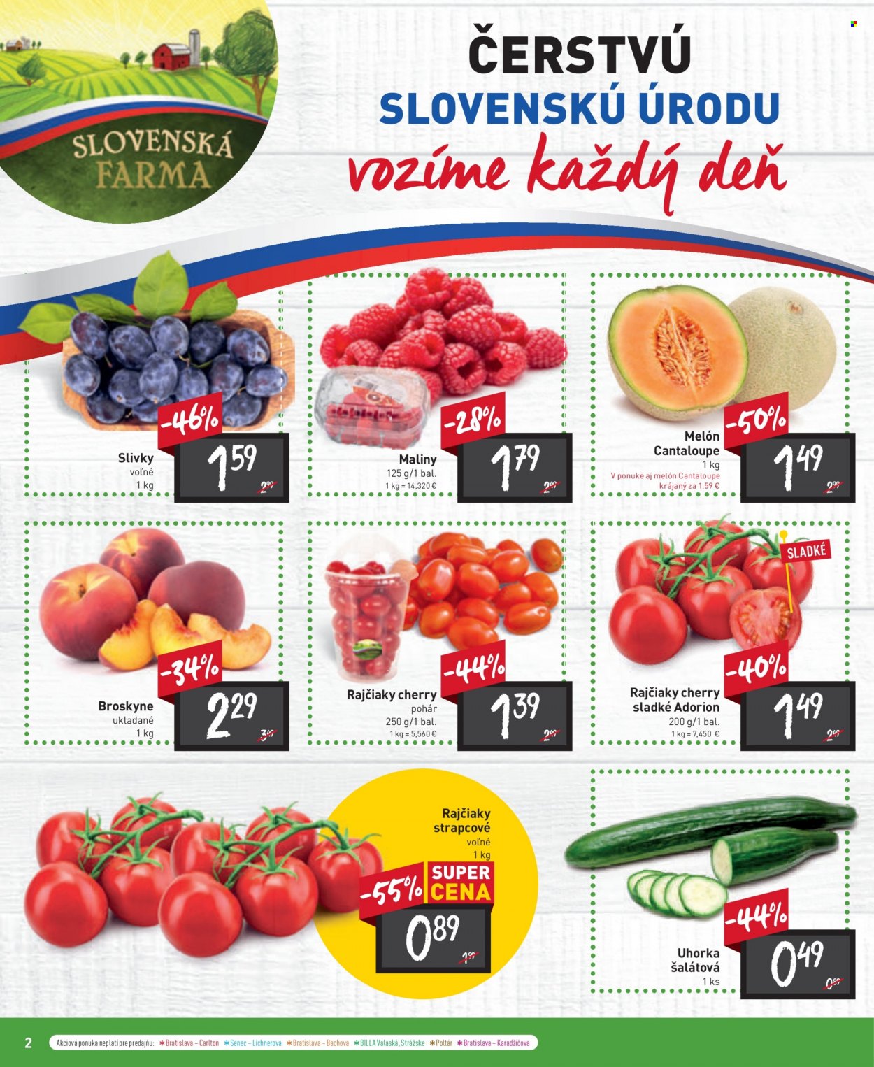 Leták Billa - 2.8.2023 - 8.8.2023. Strana 2