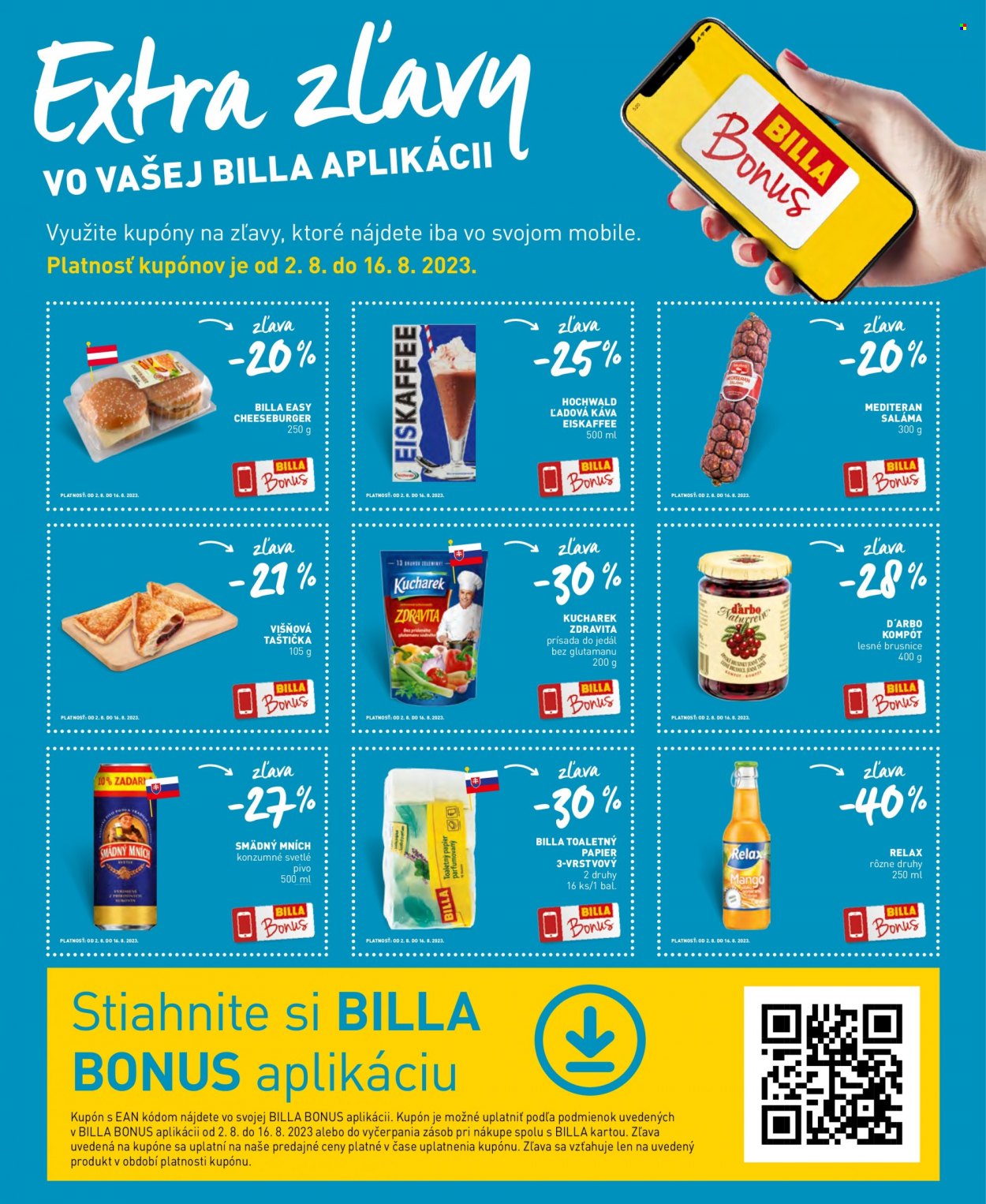 Leták Billa - 2.8.2023 - 8.8.2023. Strana 28