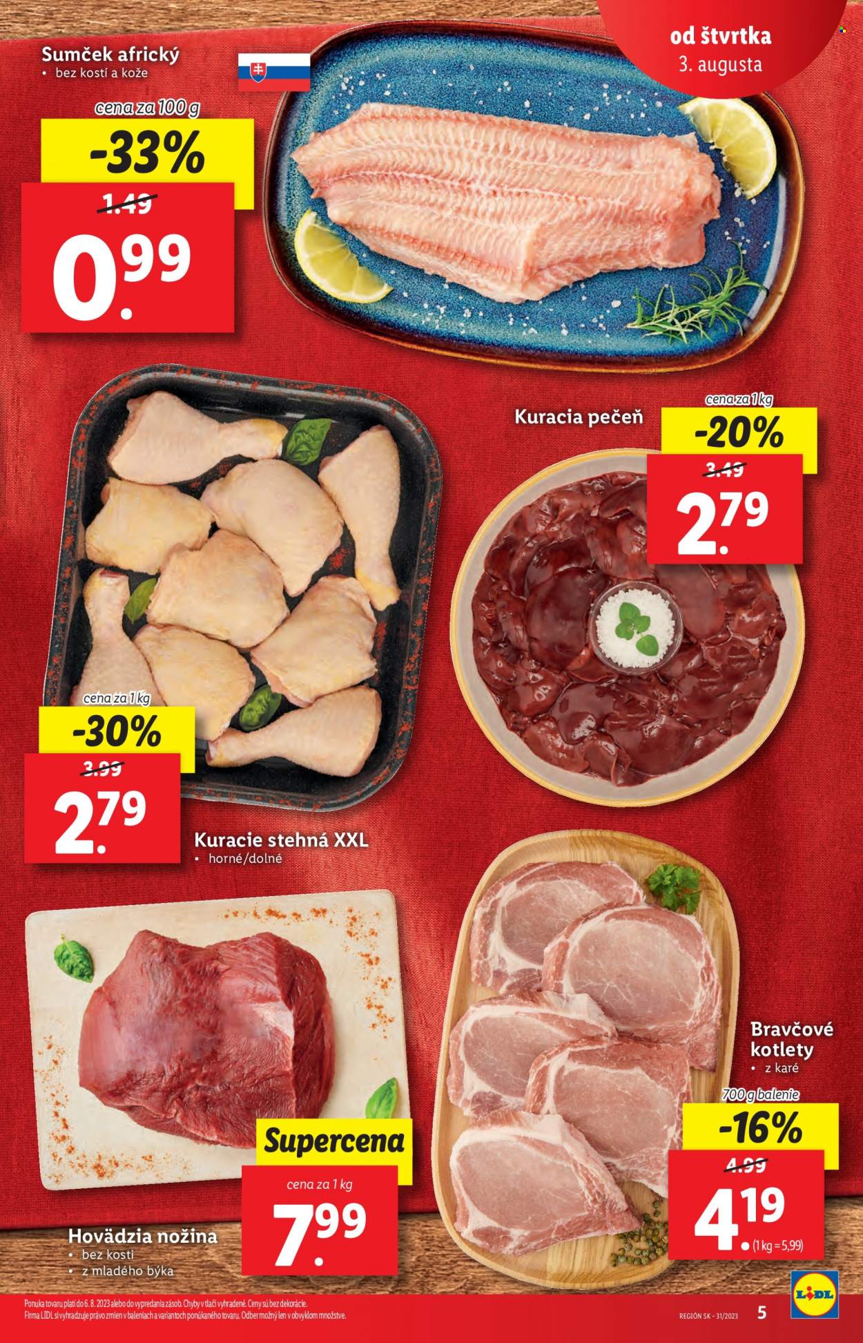 Leták Lidl - 3.8.2023 - 6.8.2023. Strana 5