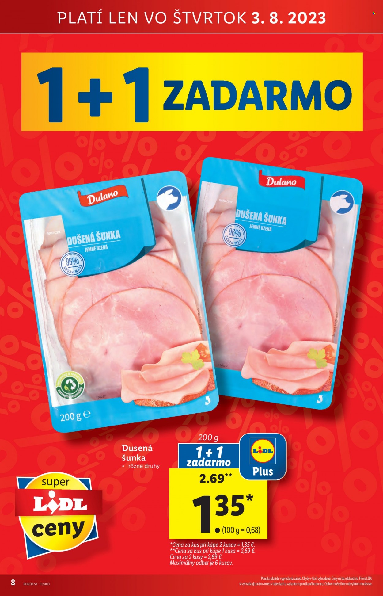Leták Lidl - 3.8.2023 - 6.8.2023. Strana 8
