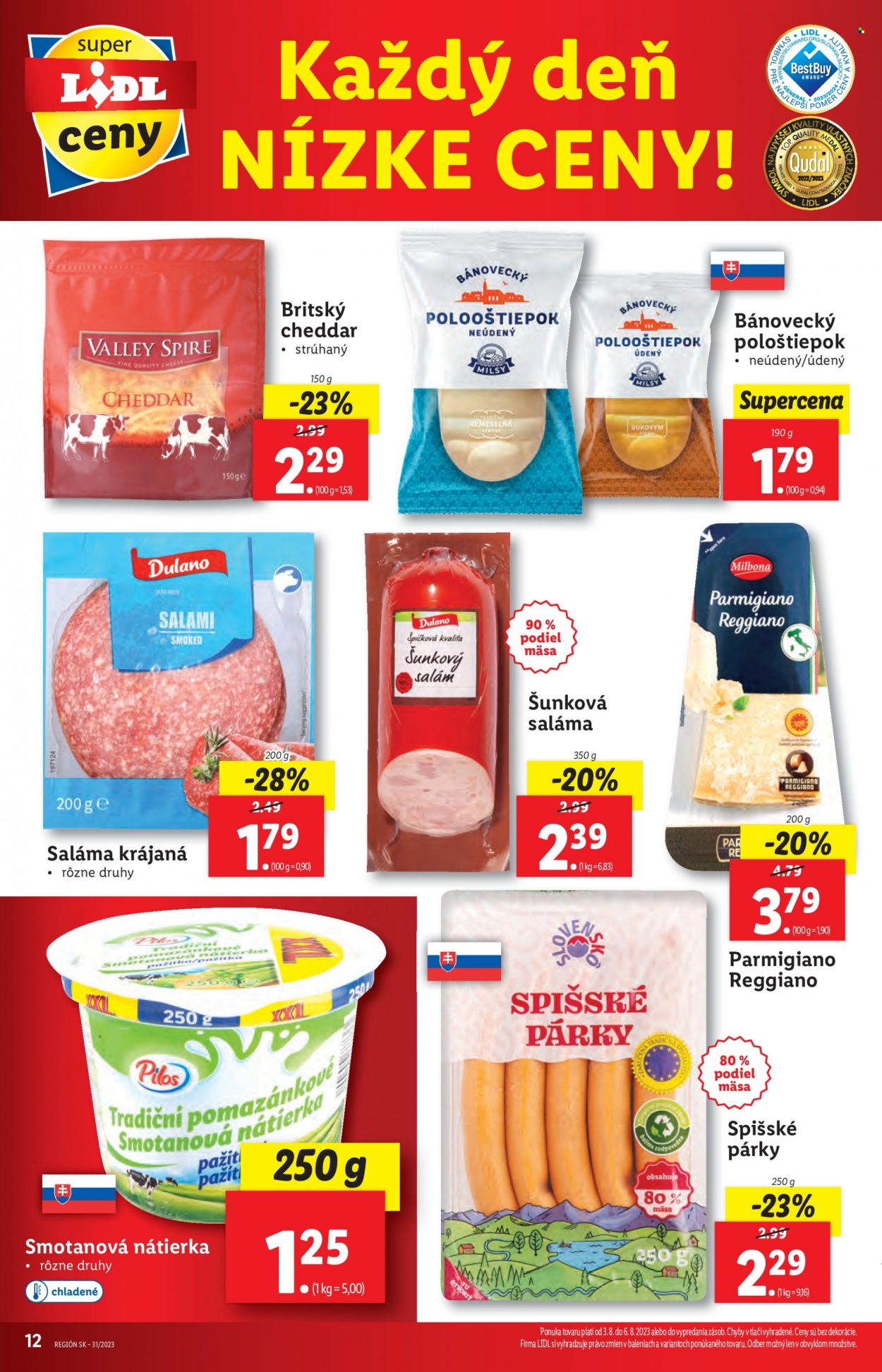 Leták Lidl - 3.8.2023 - 6.8.2023. Strana 12