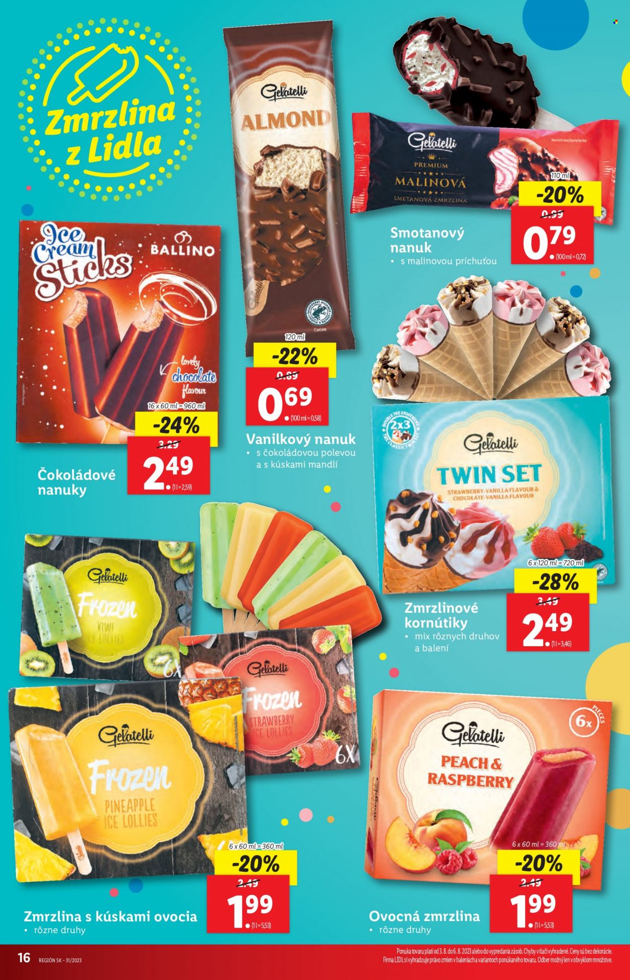 Leták Lidl - 3.8.2023 - 6.8.2023. Strana 16
