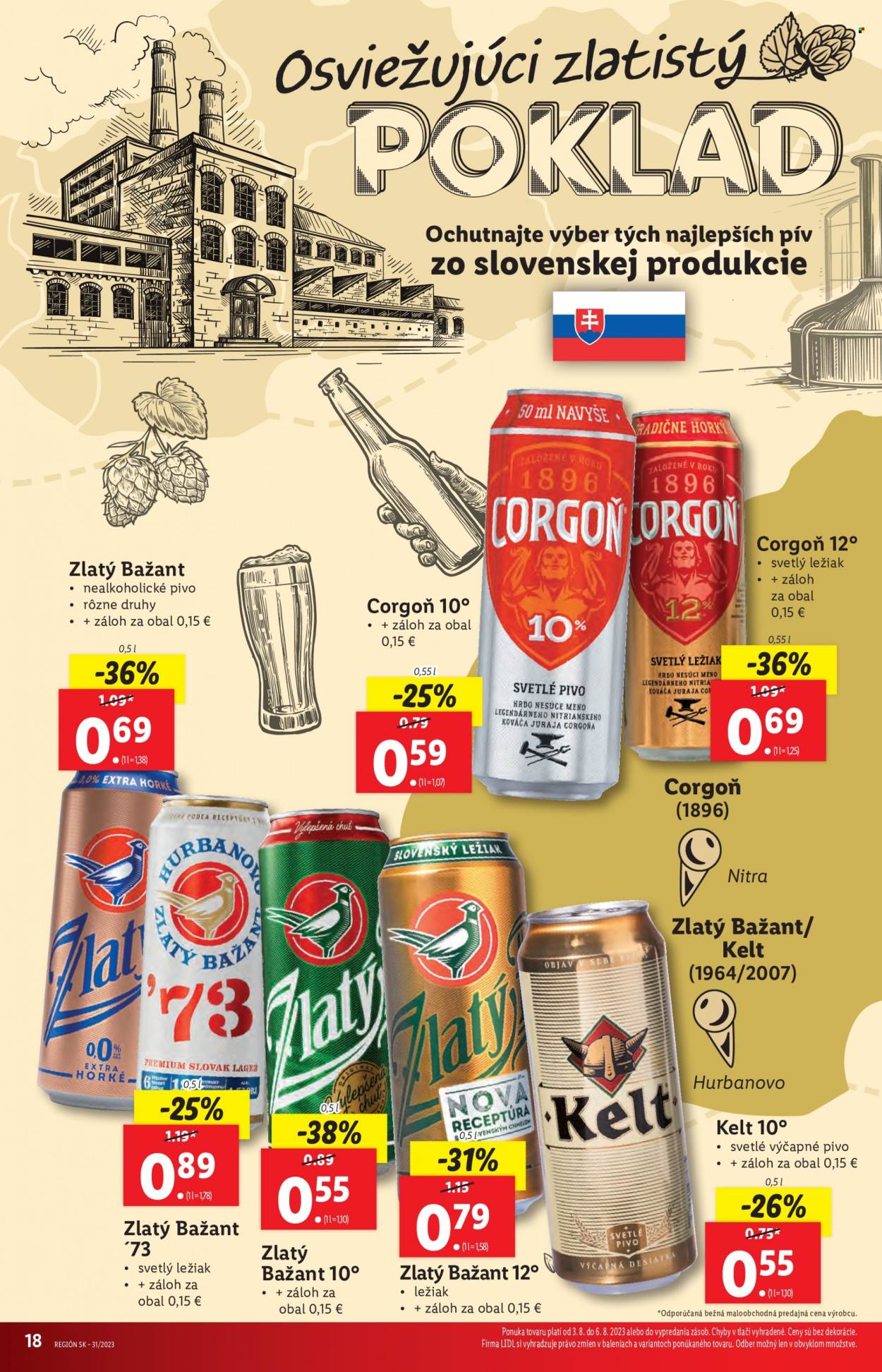 Leták Lidl - 3.8.2023 - 6.8.2023. Strana 18