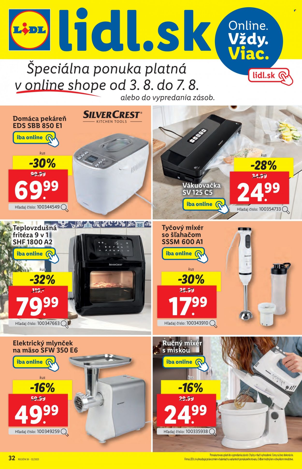 Leták Lidl - 3.8.2023 - 6.8.2023. Strana 32