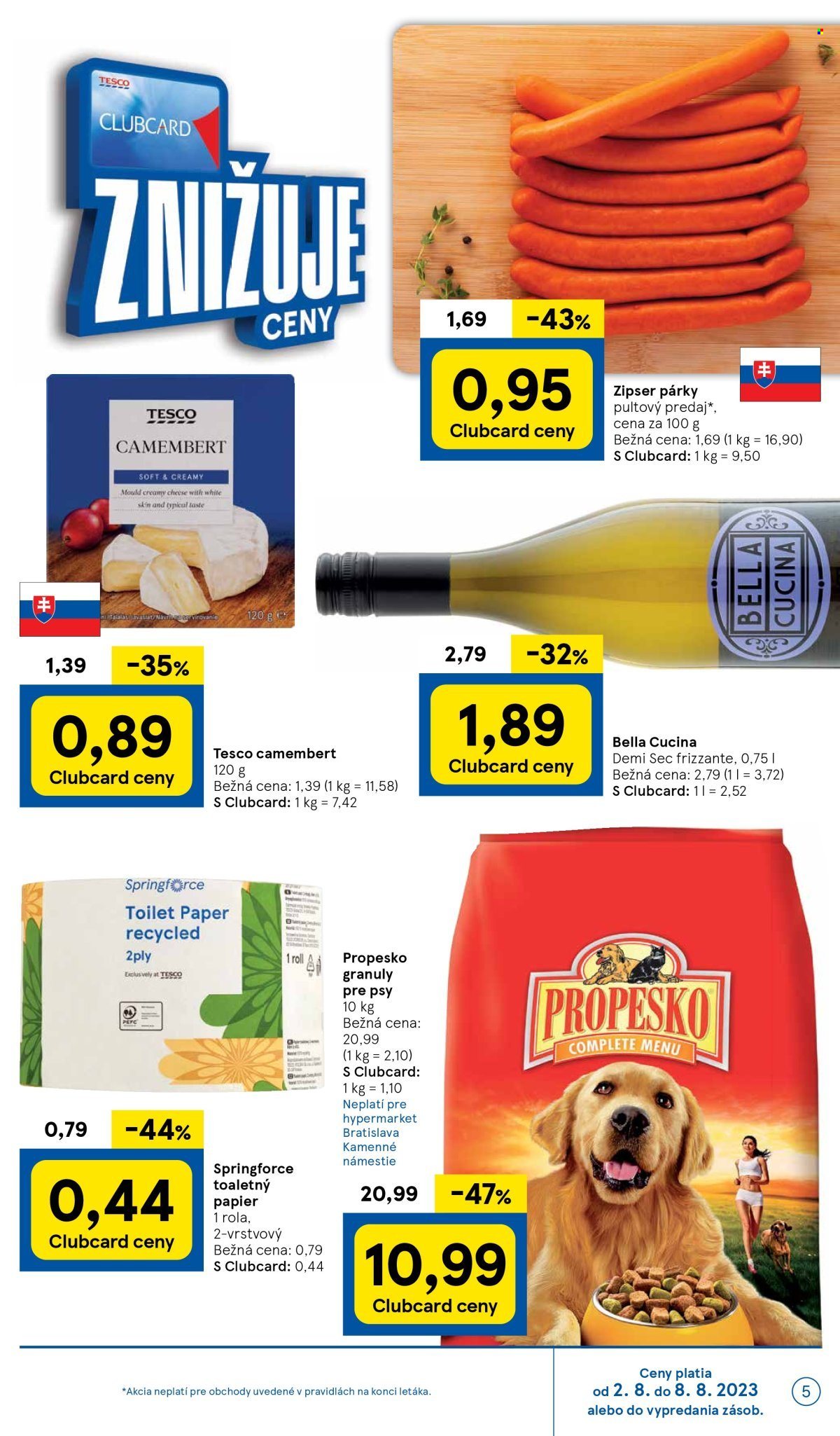 Leták TESCO - 2.8.2023 - 8.8.2023. Strana 5