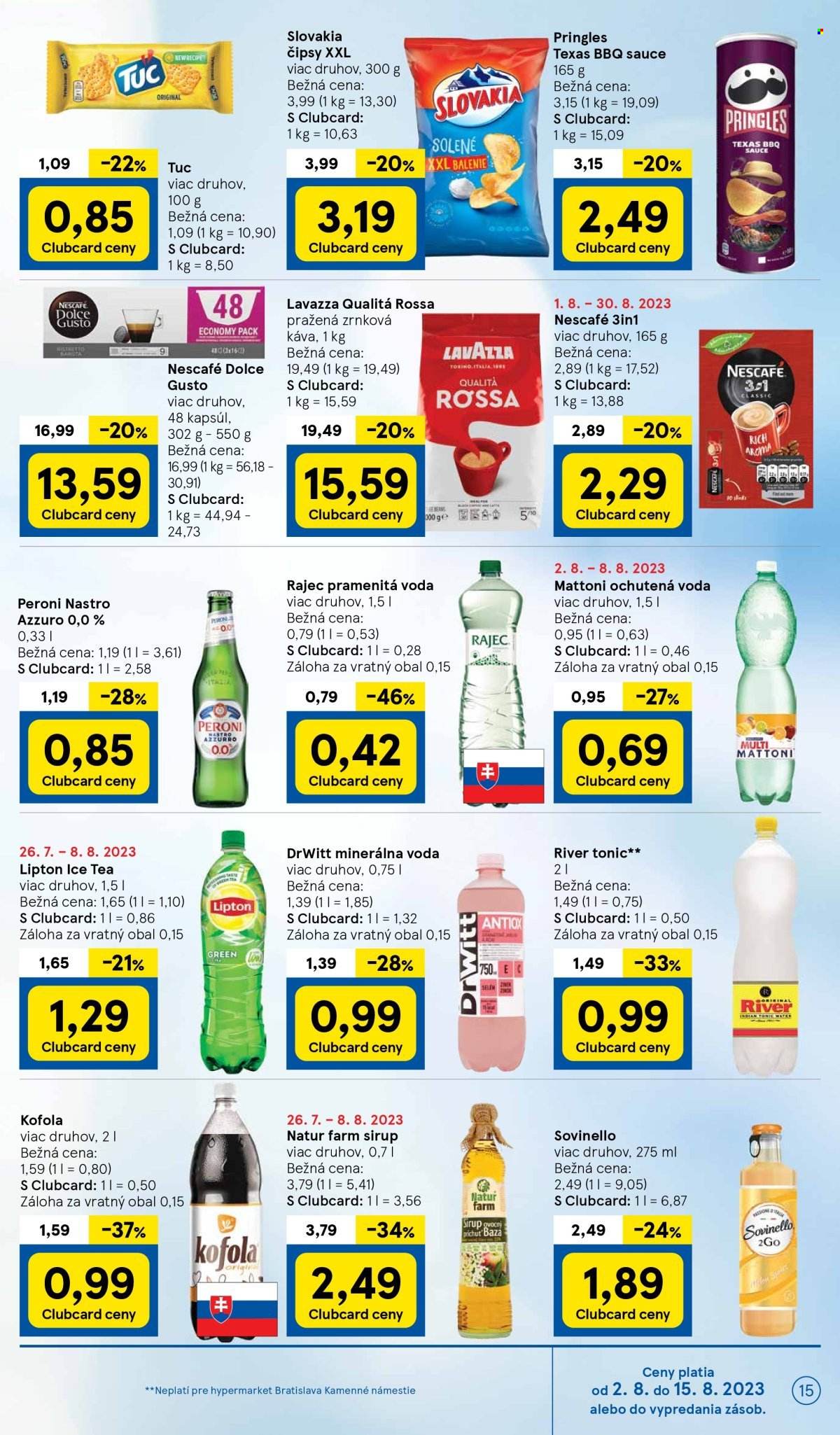 Leták TESCO - 2.8.2023 - 8.8.2023. Strana 15