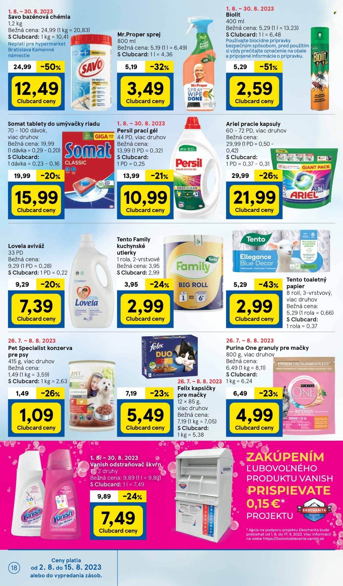 Leták TESCO - 2.8.2023 - 8.8.2023. Strana 18