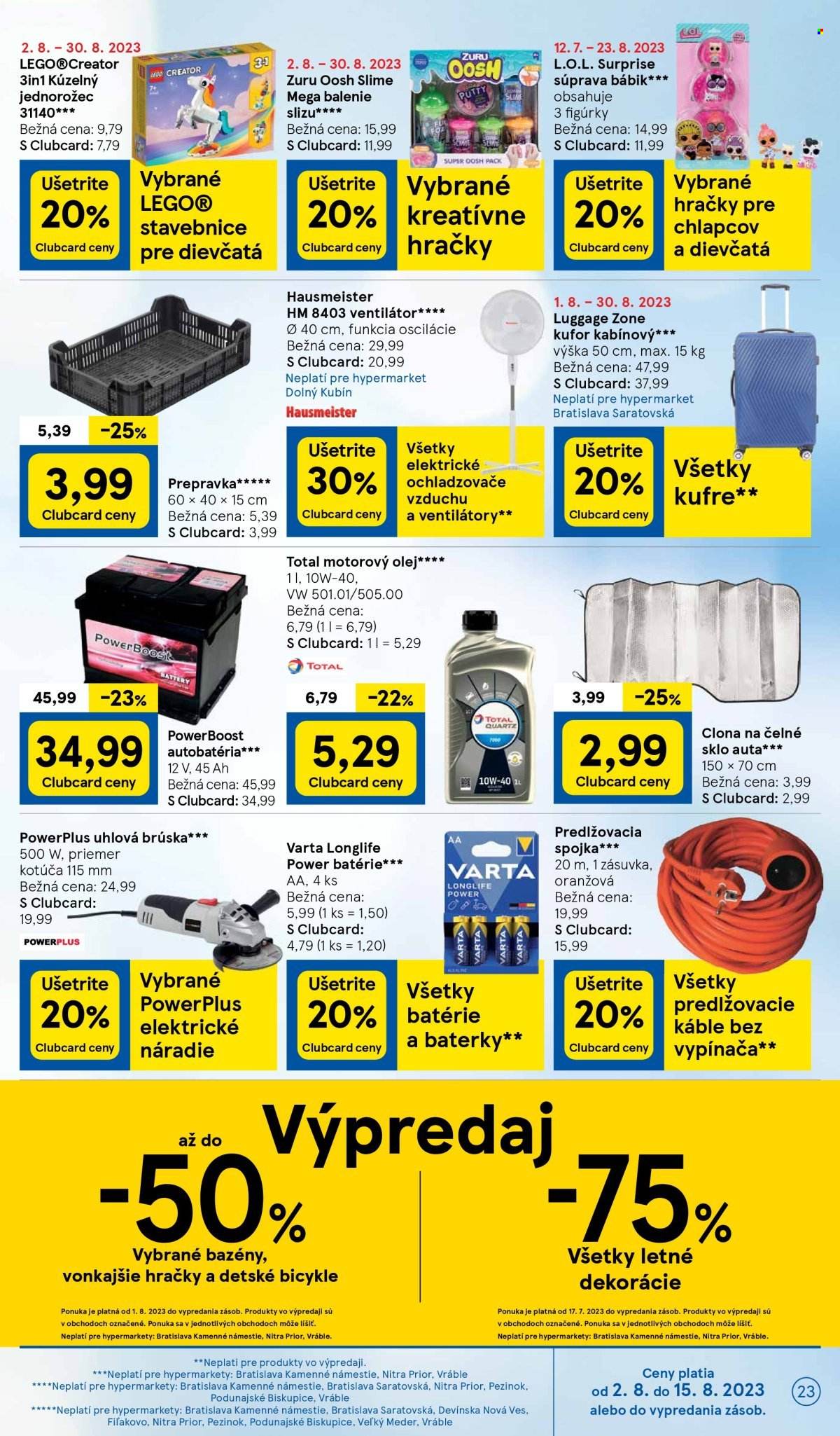 Leták TESCO - 2.8.2023 - 8.8.2023. Strana 23