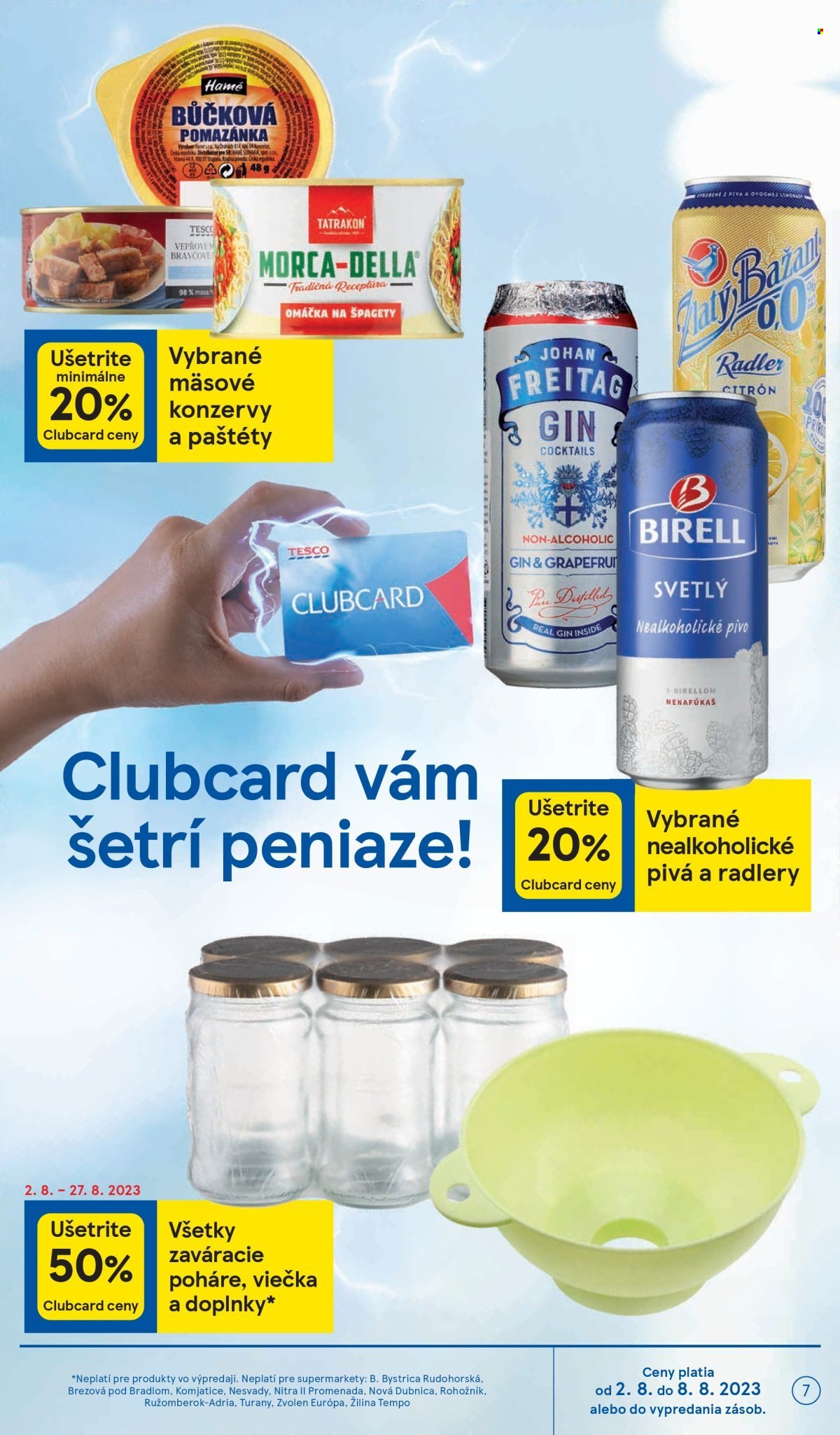 Leták TESCO supermarket - 2.8.2023 - 8.8.2023. Strana 7