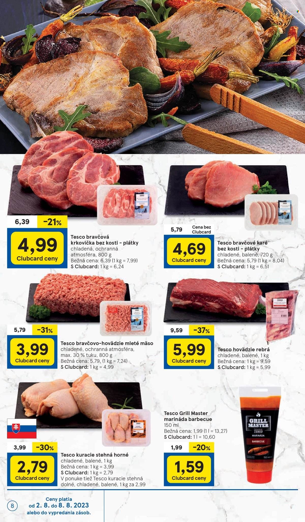 Leták TESCO supermarket - 2.8.2023 - 8.8.2023. Strana 8
