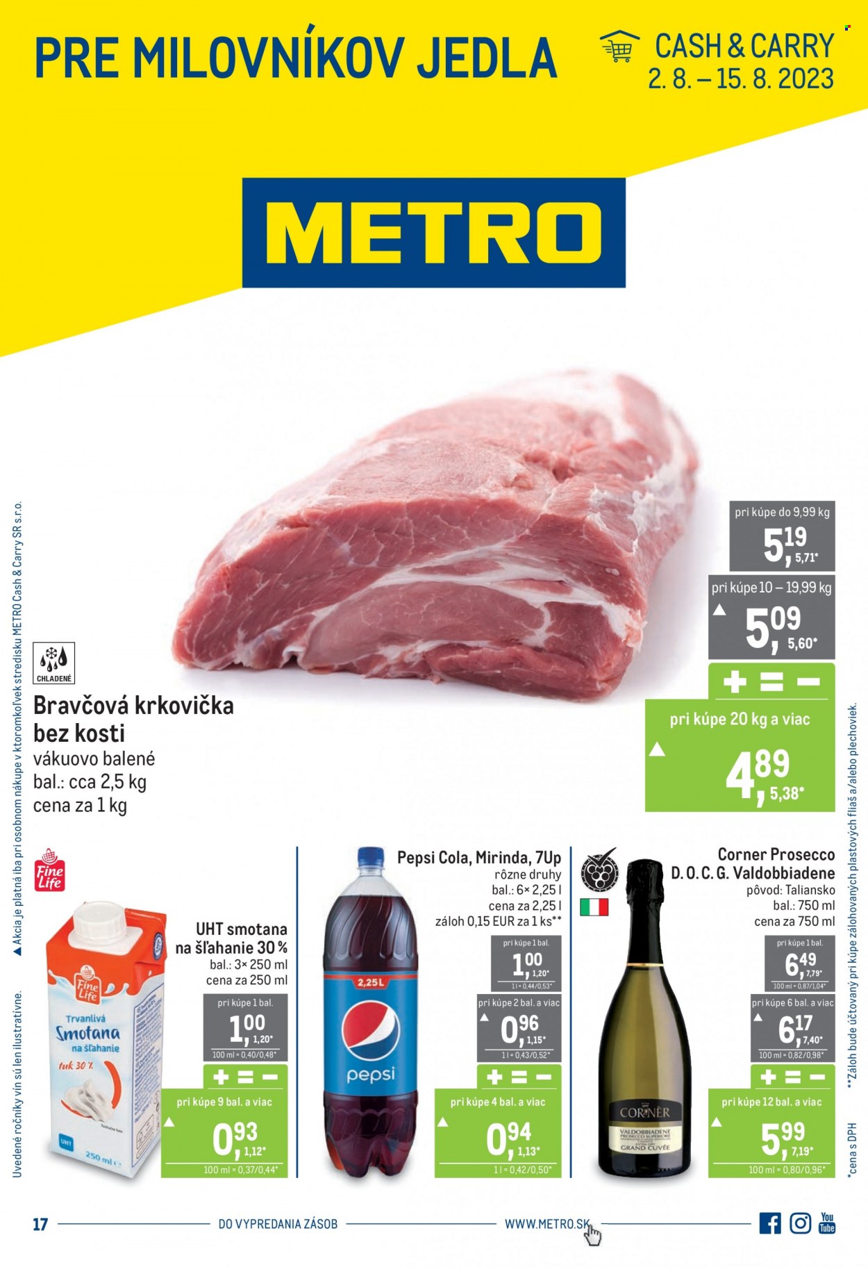 Leták Metro - 2.8.2023 - 15.8.2023. Strana 1