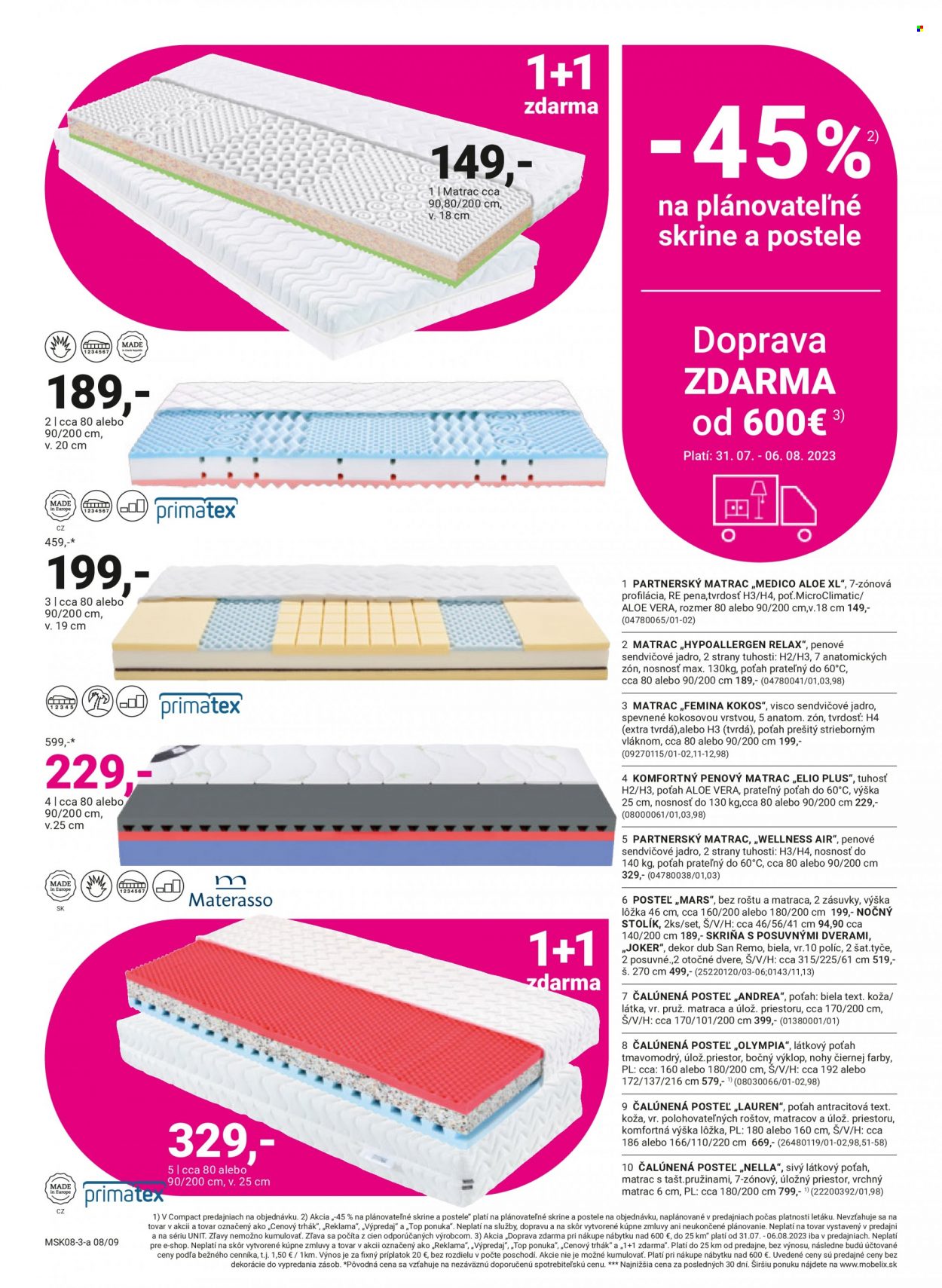 Leták Möbelix - 31.7.2023 - 13.8.2023. Strana 8