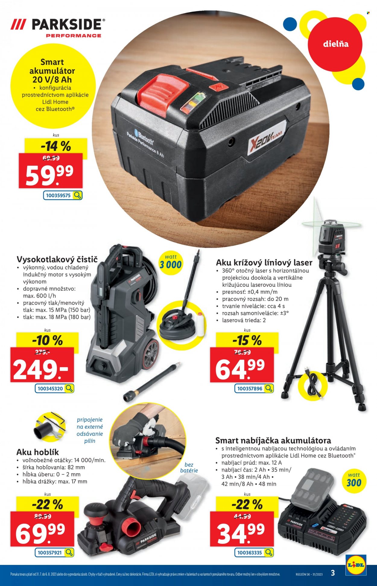 Leták Lidl - 31.7.2023 - 6.8.2023. Strana 3