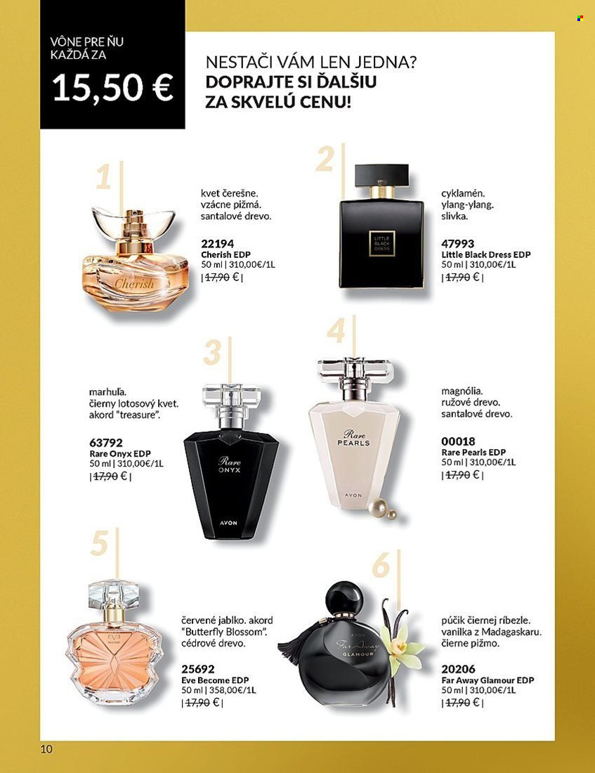 Leták Avon - 1.8.2023 - 31.8.2023. Strana 10