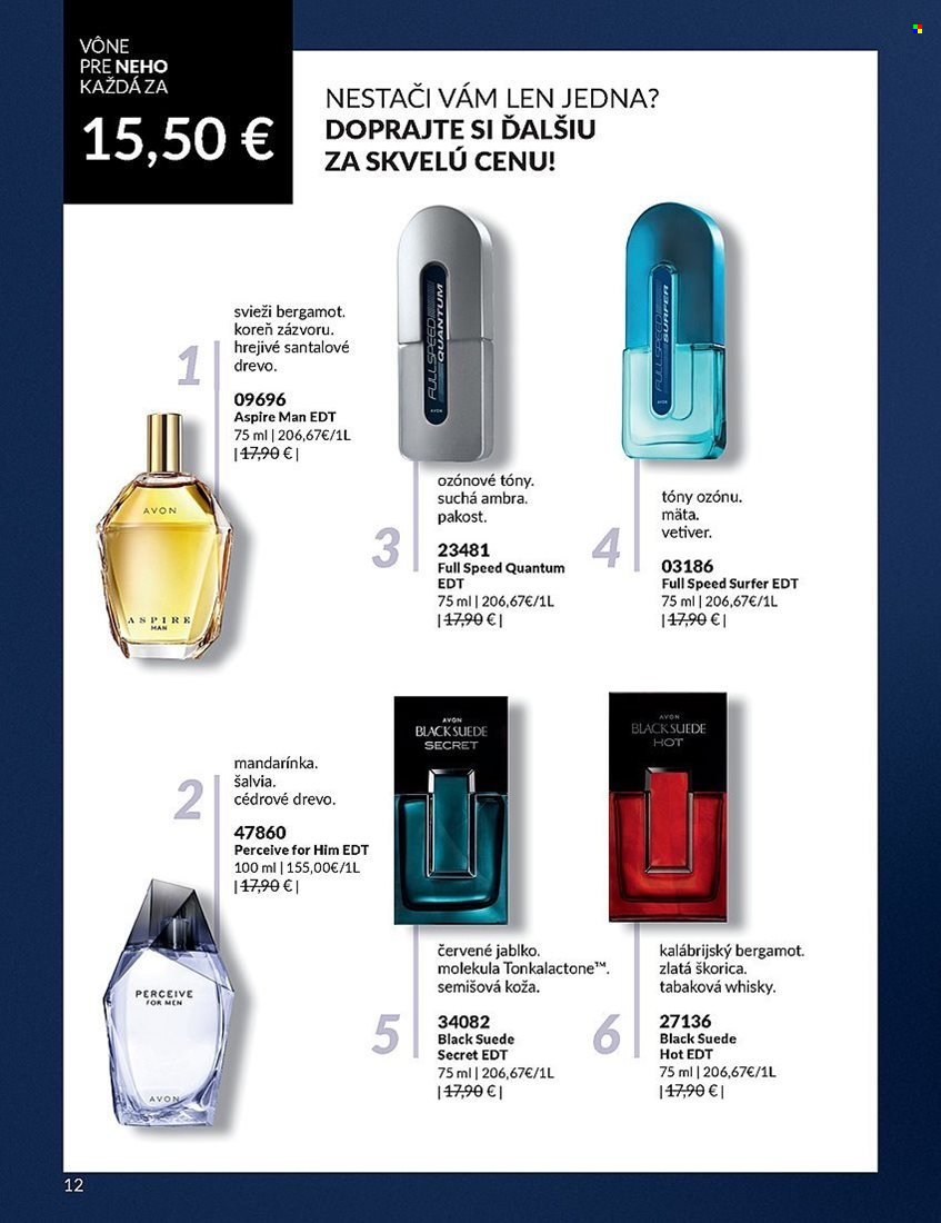 Leták Avon - 1.8.2023 - 31.8.2023. Strana 12