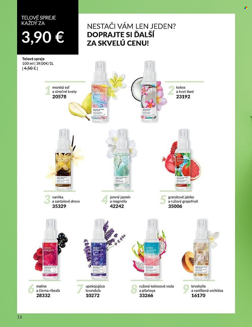 Leták Avon - 1.8.2023 - 31.8.2023. Strana 16