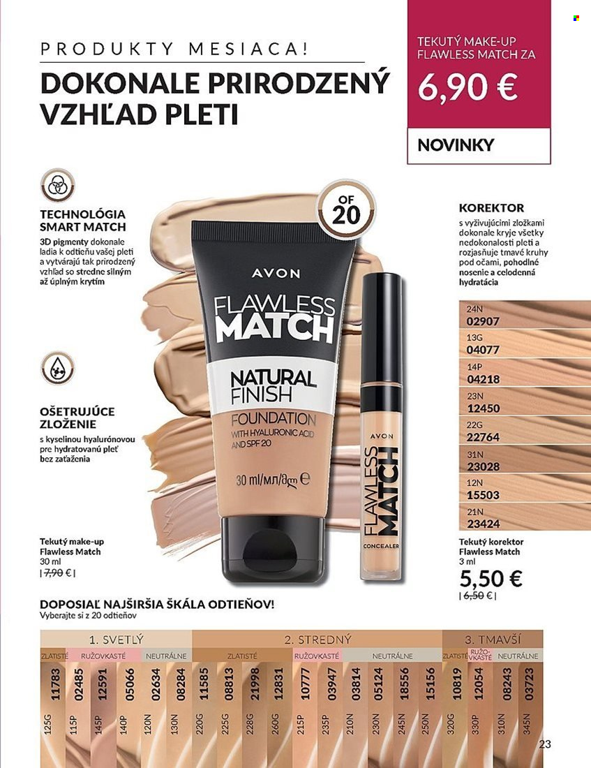 Leták Avon - 1.8.2023 - 31.8.2023. Strana 23