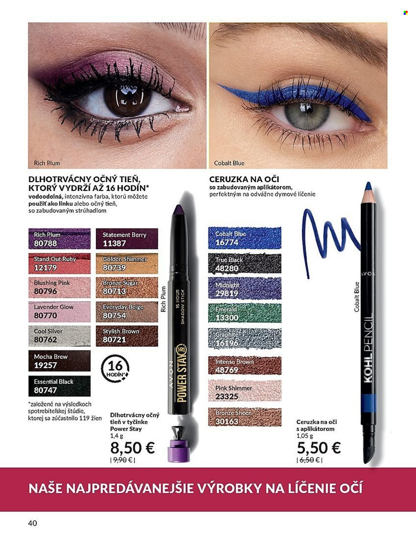 Leták Avon - 1.8.2023 - 31.8.2023. Strana 40