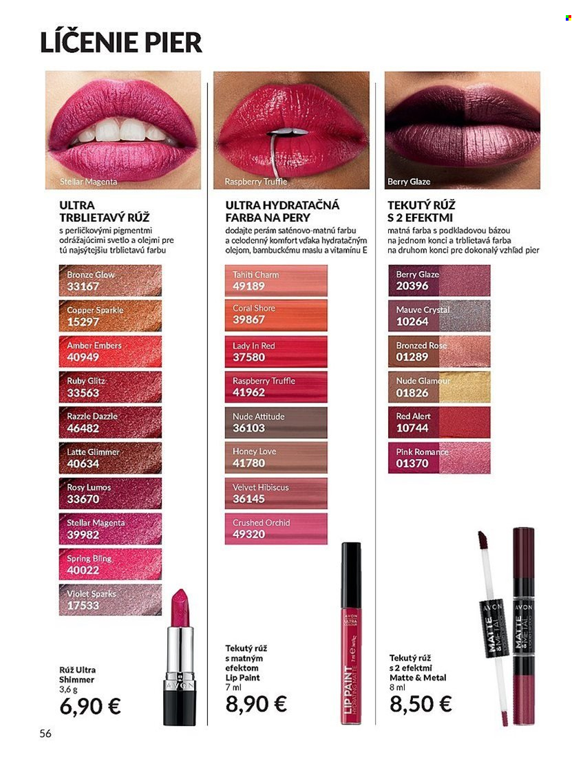 Leták Avon - 1.8.2023 - 31.8.2023. Strana 56