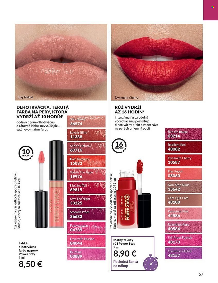 Leták Avon - 1.8.2023 - 31.8.2023. Strana 57