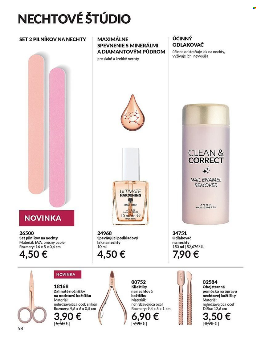Leták Avon - 1.8.2023 - 31.8.2023. Strana 58