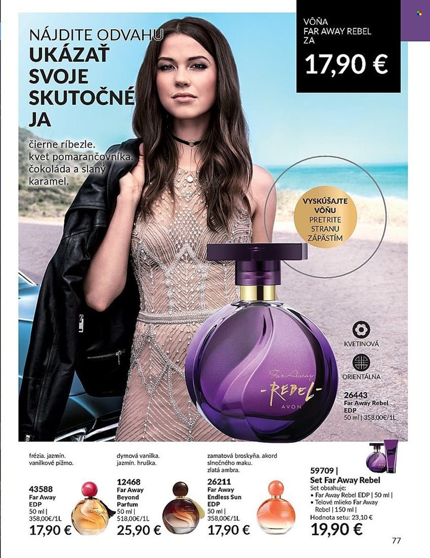 Leták Avon - 1.8.2023 - 31.8.2023. Strana 77