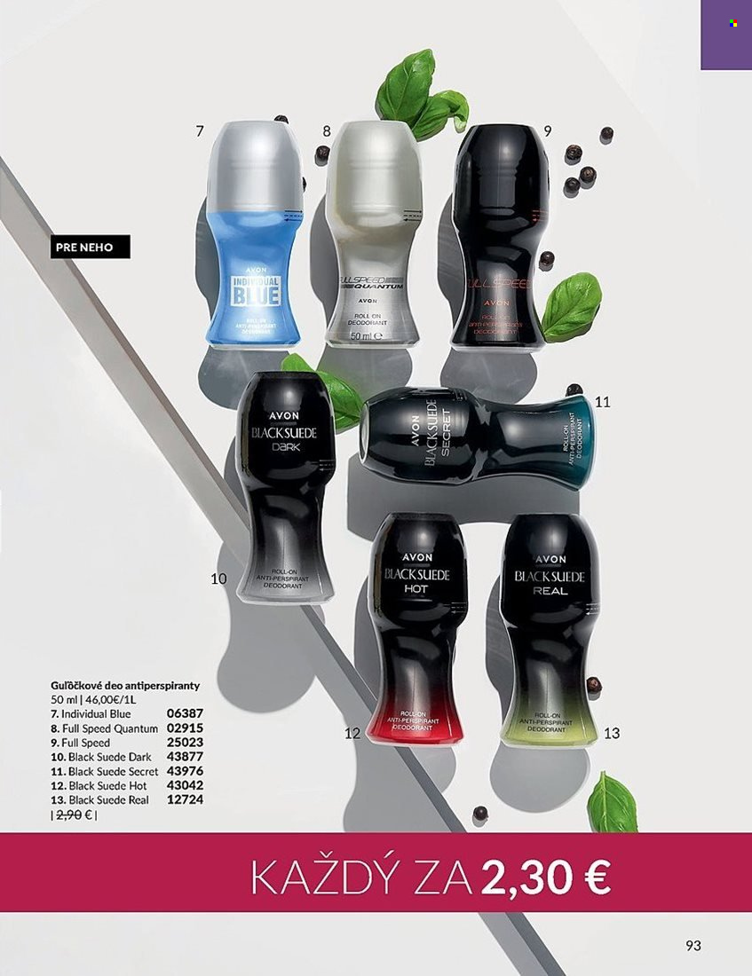 Leták Avon - 1.8.2023 - 31.8.2023. Strana 93
