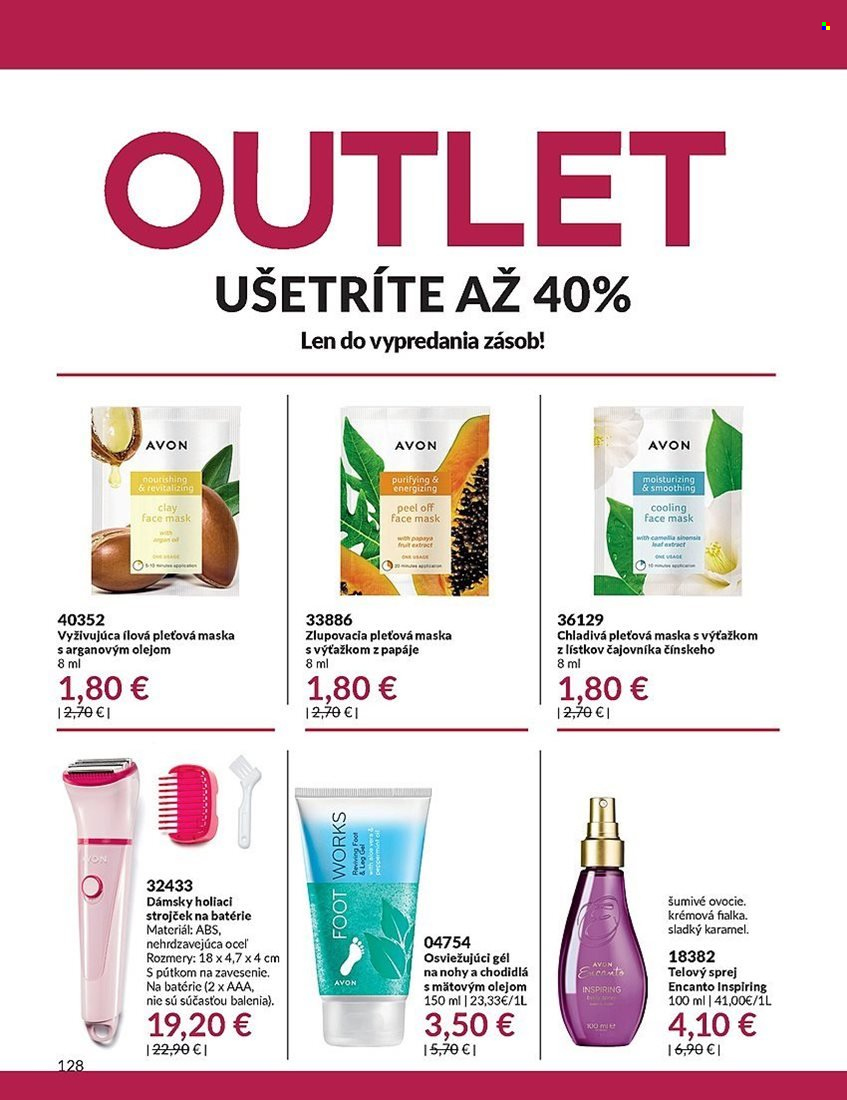 Leták Avon - 1.8.2023 - 31.8.2023. Strana 128