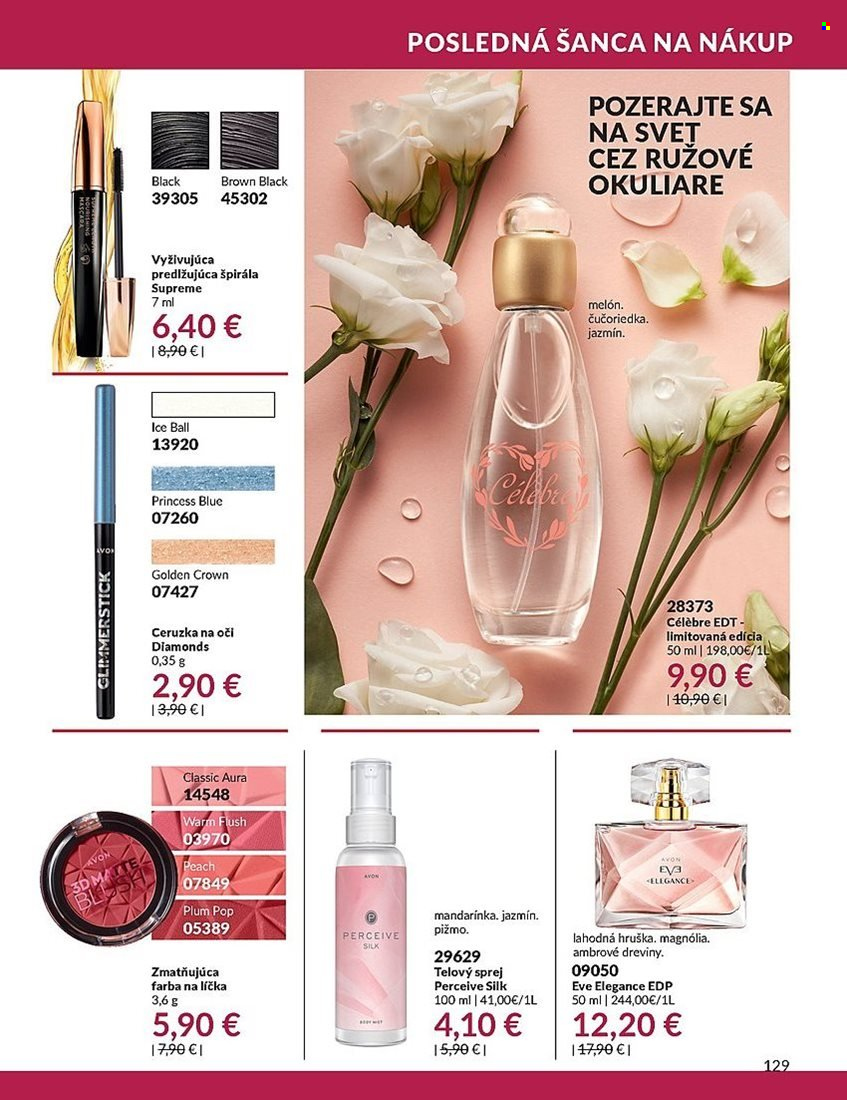 Leták Avon - 1.8.2023 - 31.8.2023. Strana 129