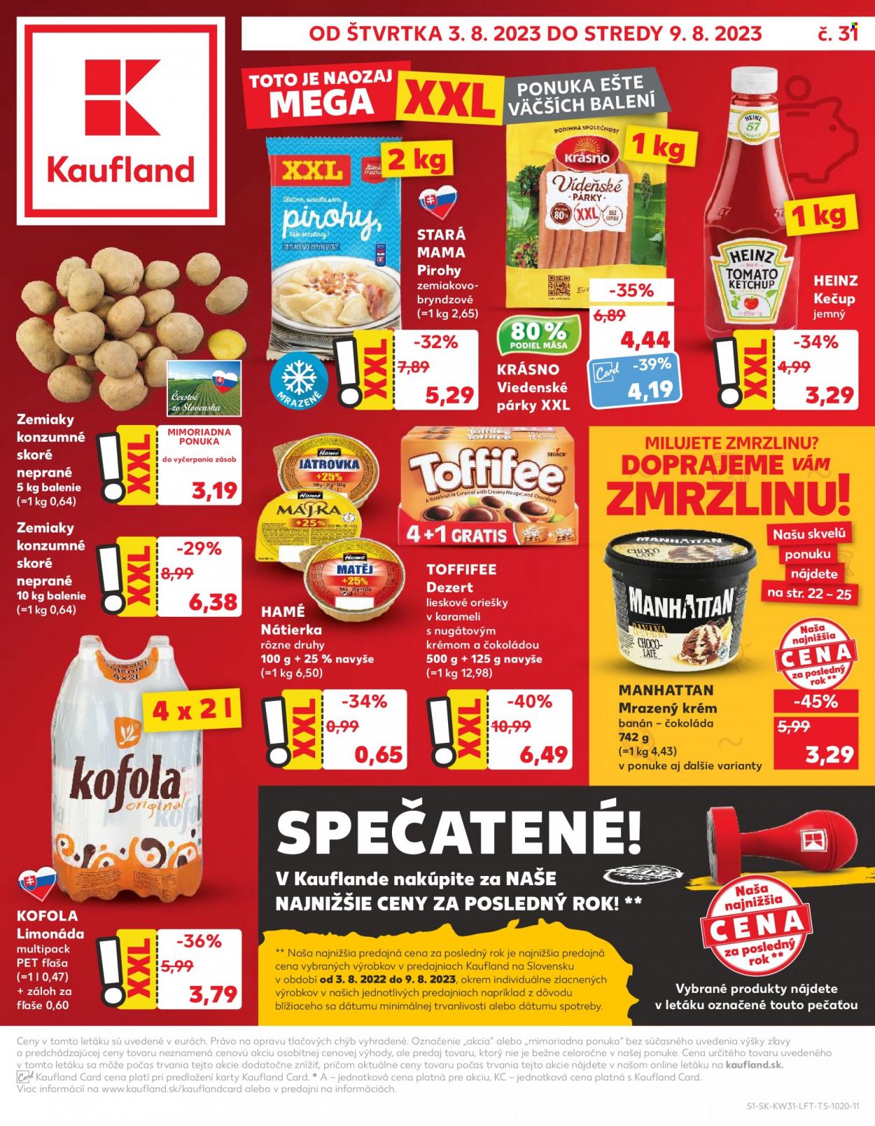 Leták Kaufland - 3.8.2023 - 9.8.2023. Strana 1