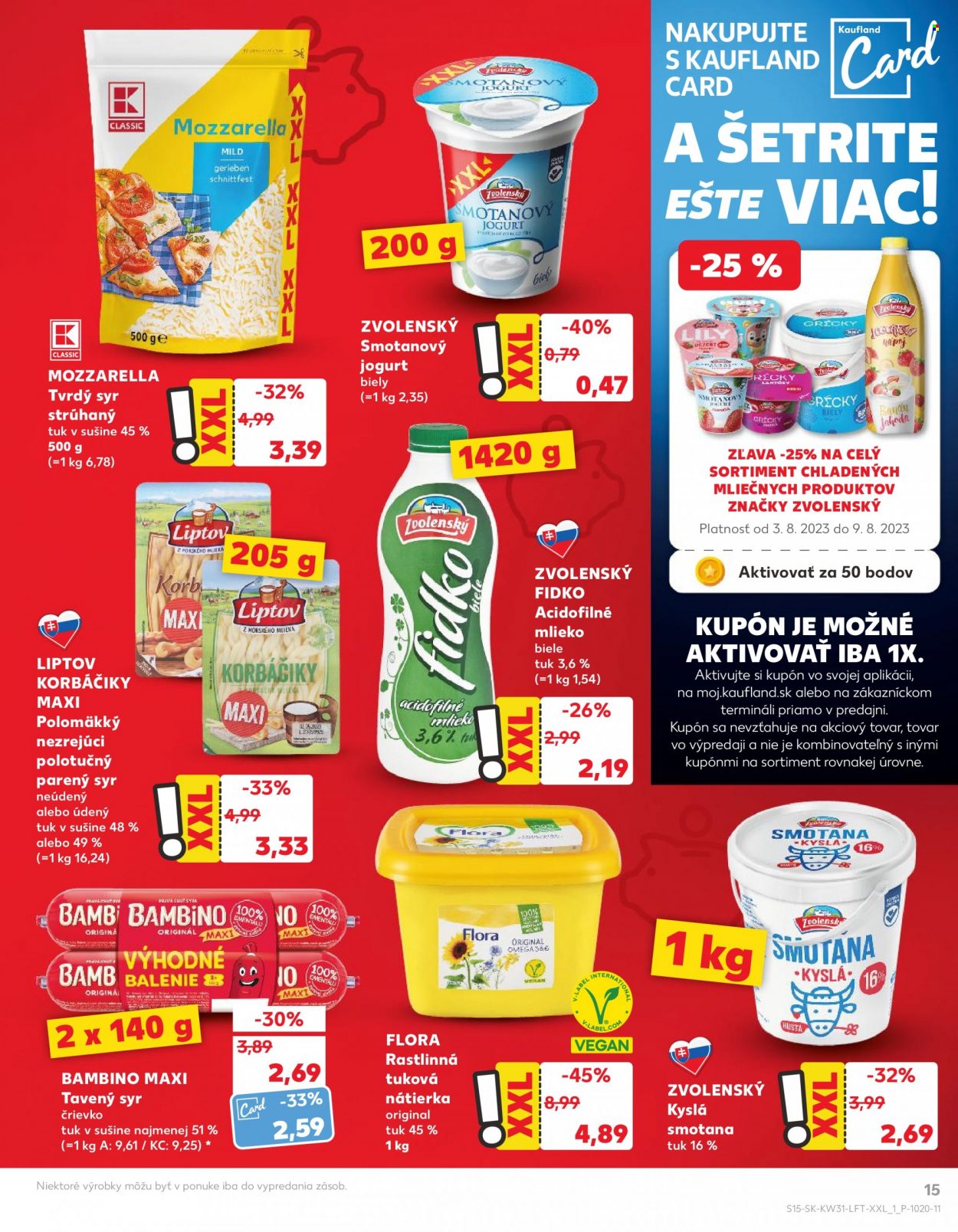 Leták Kaufland - 3.8.2023 - 9.8.2023. Strana 15