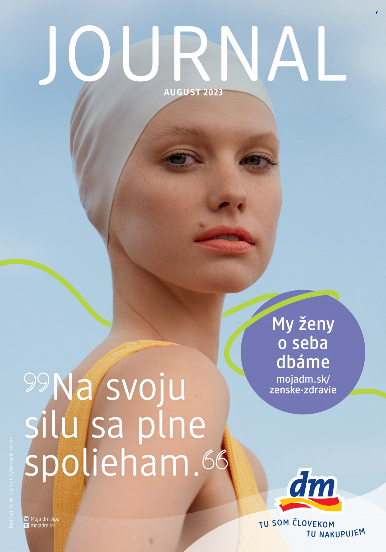 Leták dm drogerie - 1.8.2023 - 31.8.2023. Strana 1