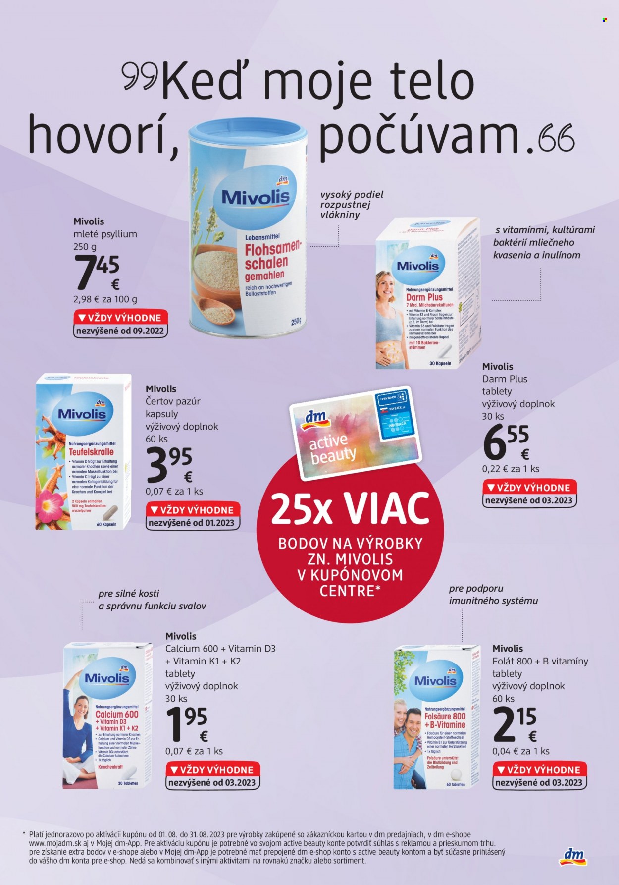 Leták dm drogerie - 1.8.2023 - 31.8.2023. Strana 3