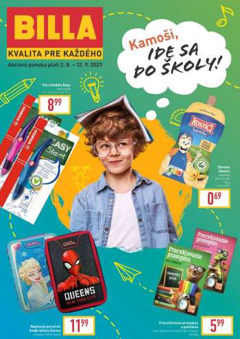 Leták Billa - 2.8.2023 - 12.9.2023.