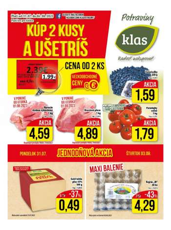 Leták Klas - 31.7.2023 - 6.8.2023.
