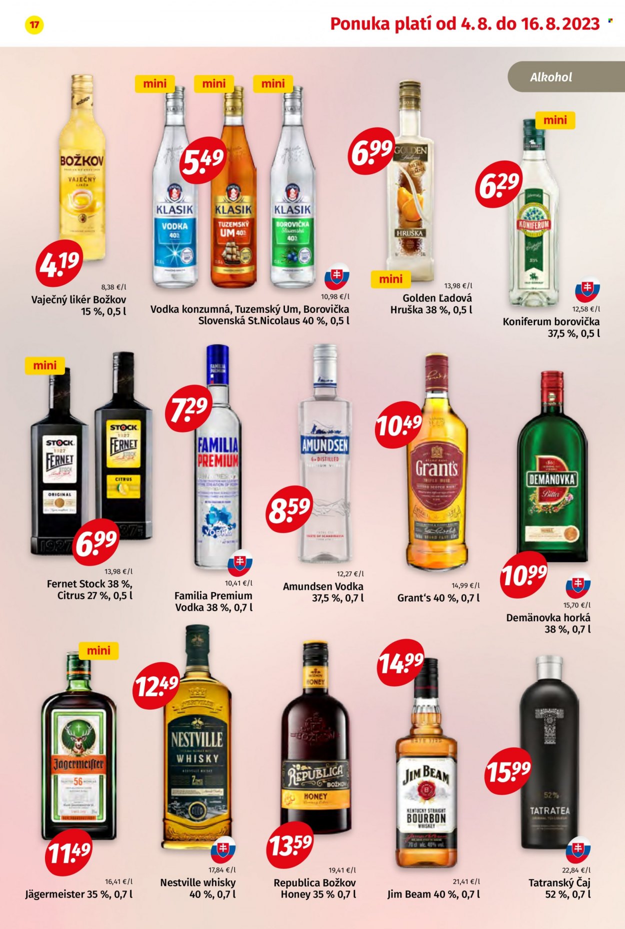 Leták Potraviny KORUNA - 4.8.2023 - 16.8.2023. Strana 17