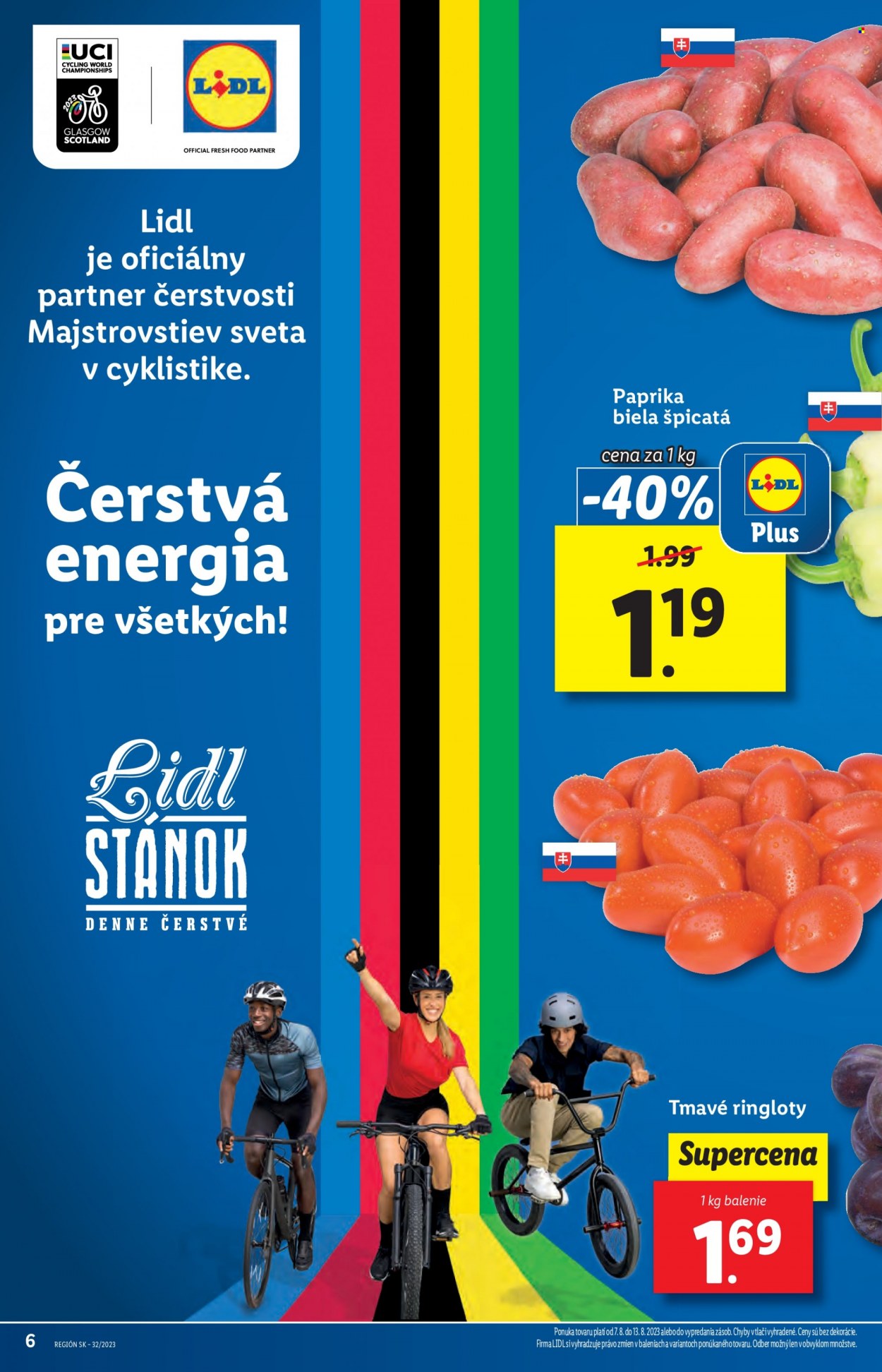 Leták Lidl - 7.8.2023 - 13.8.2023. Strana 6