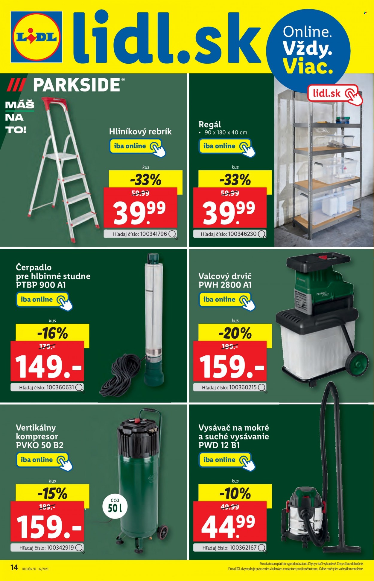 Leták Lidl - 7.8.2023 - 13.8.2023. Strana 14