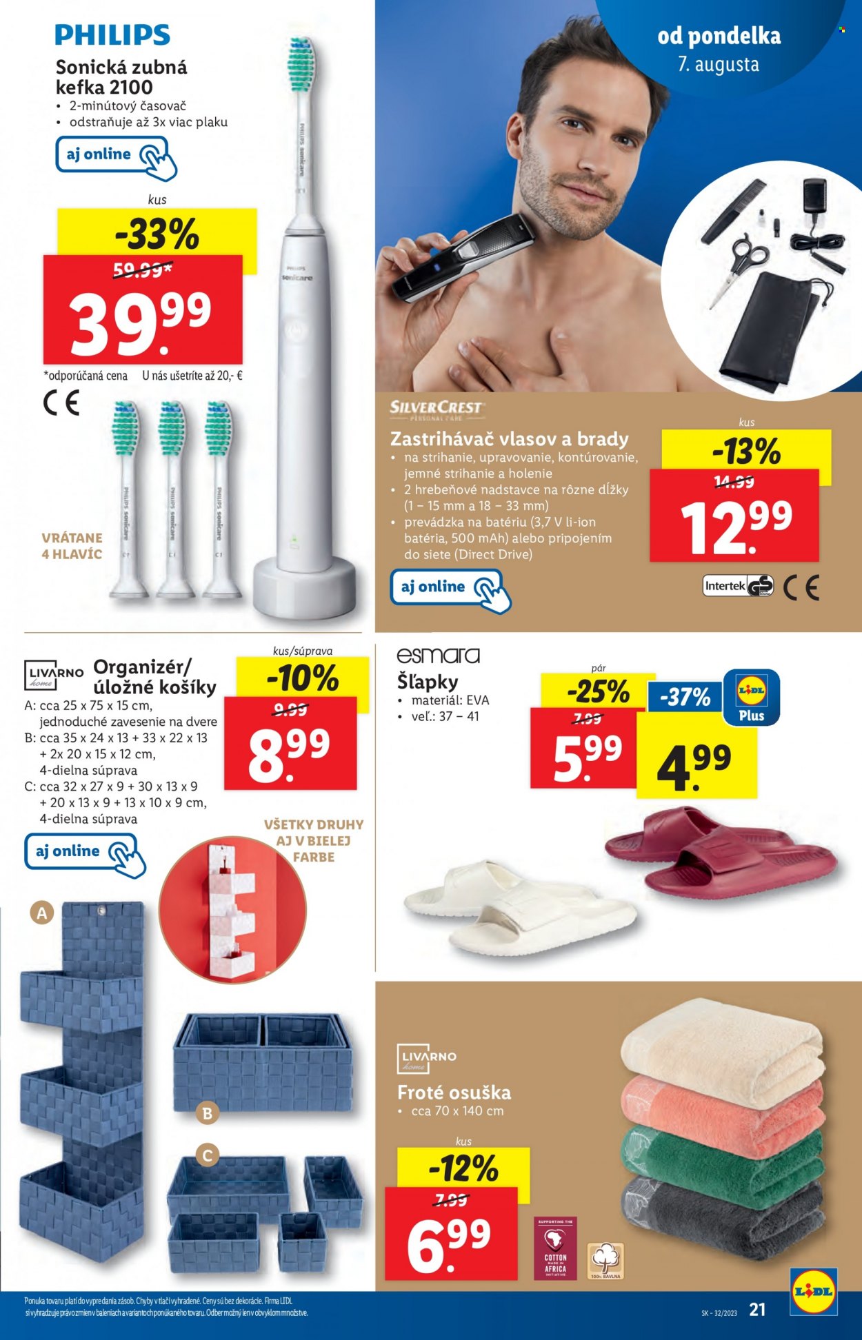 Leták Lidl - 7.8.2023 - 13.8.2023. Strana 21