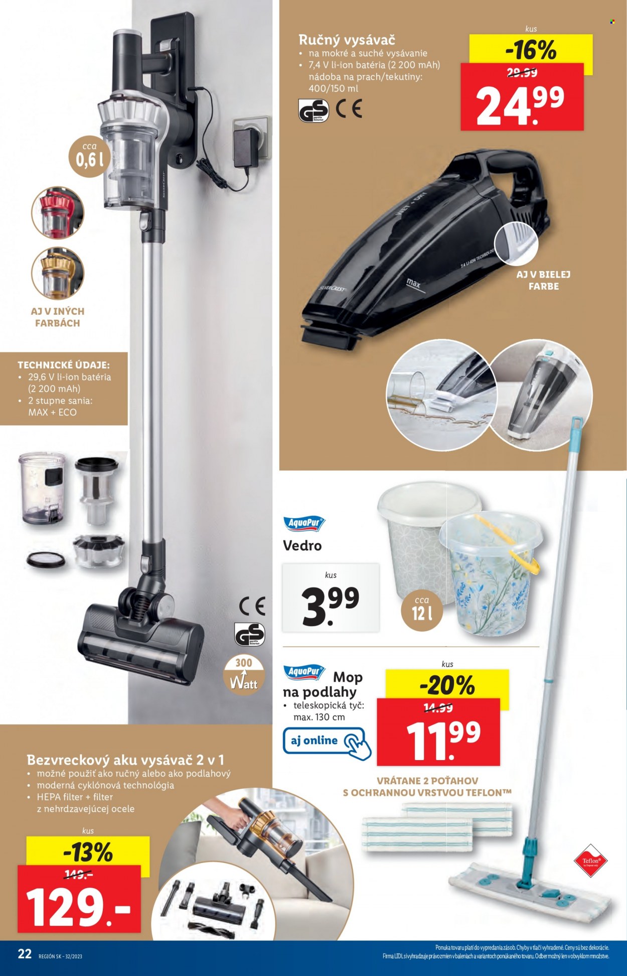 Leták Lidl - 7.8.2023 - 13.8.2023. Strana 22